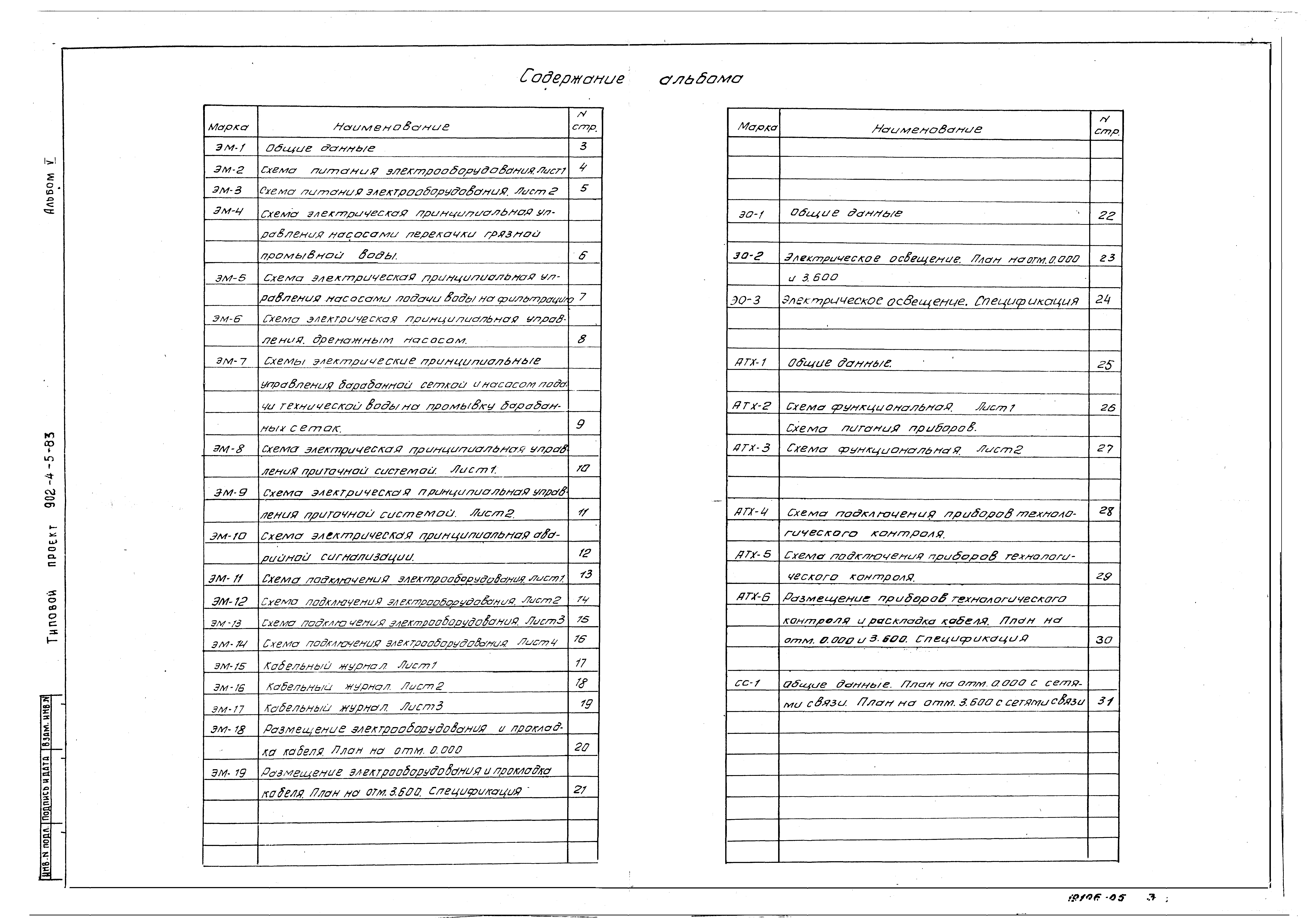Типовой проект 902-4-5.83