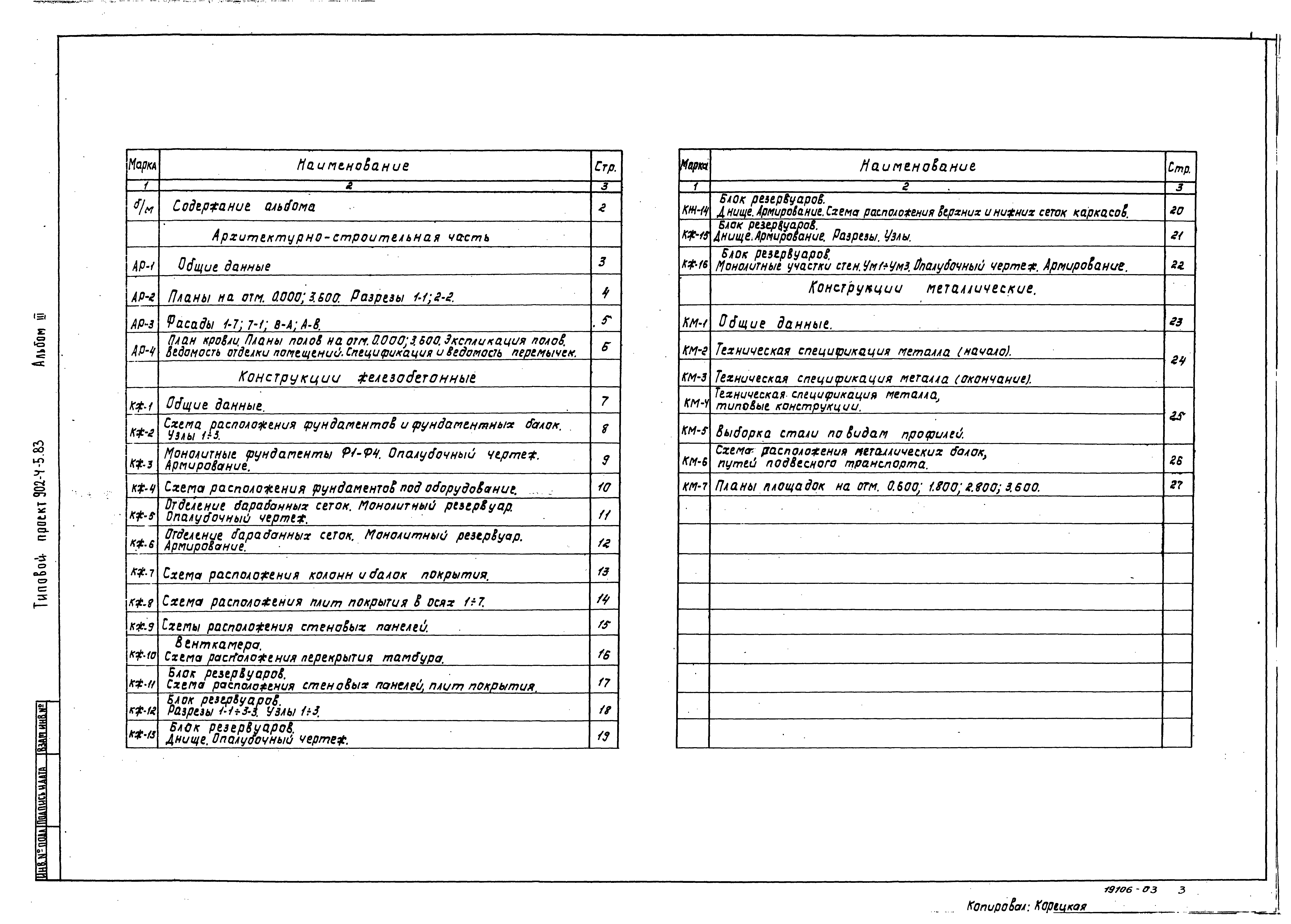 Типовой проект 902-4-5.83