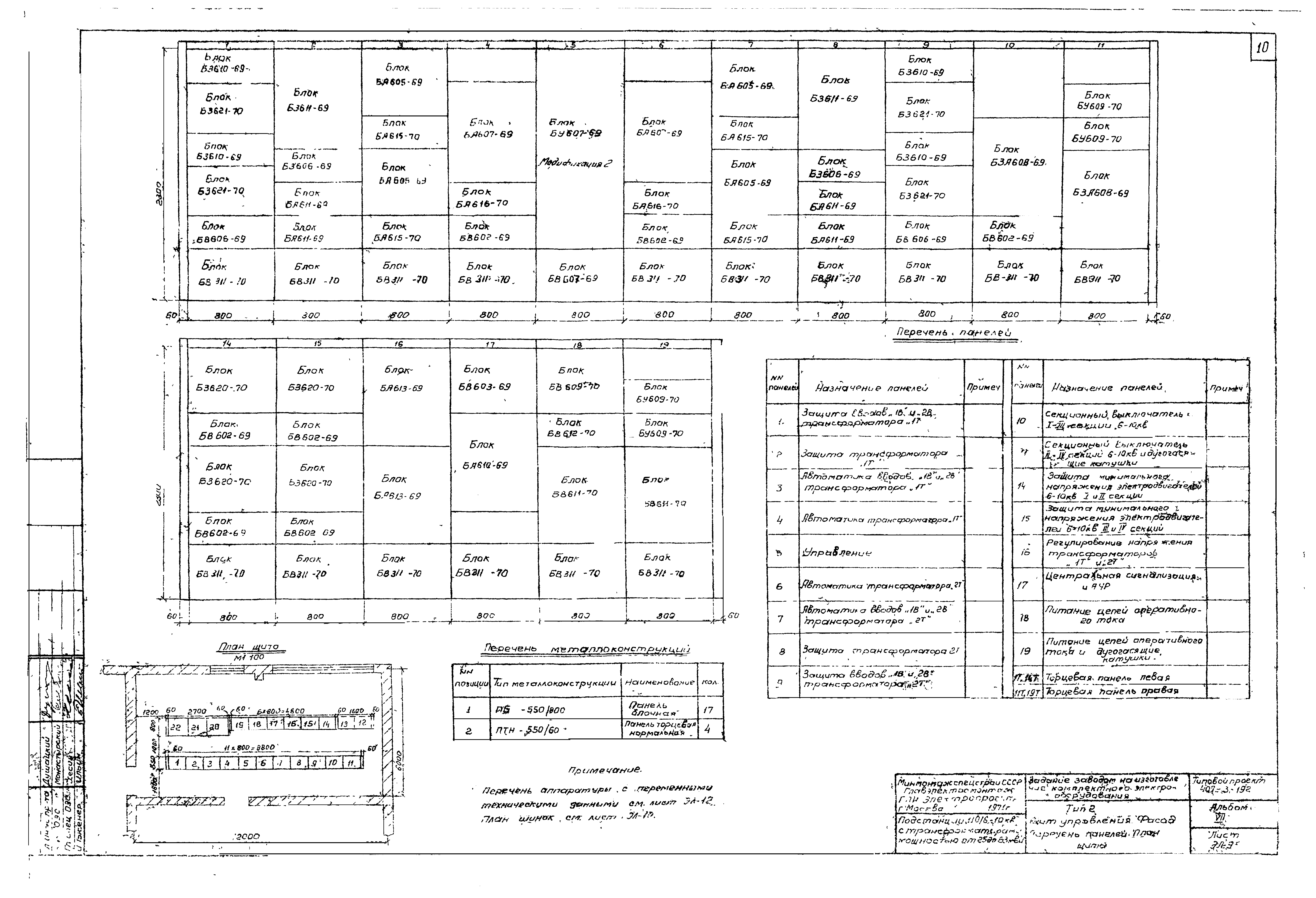Типовой проект 407-3-192