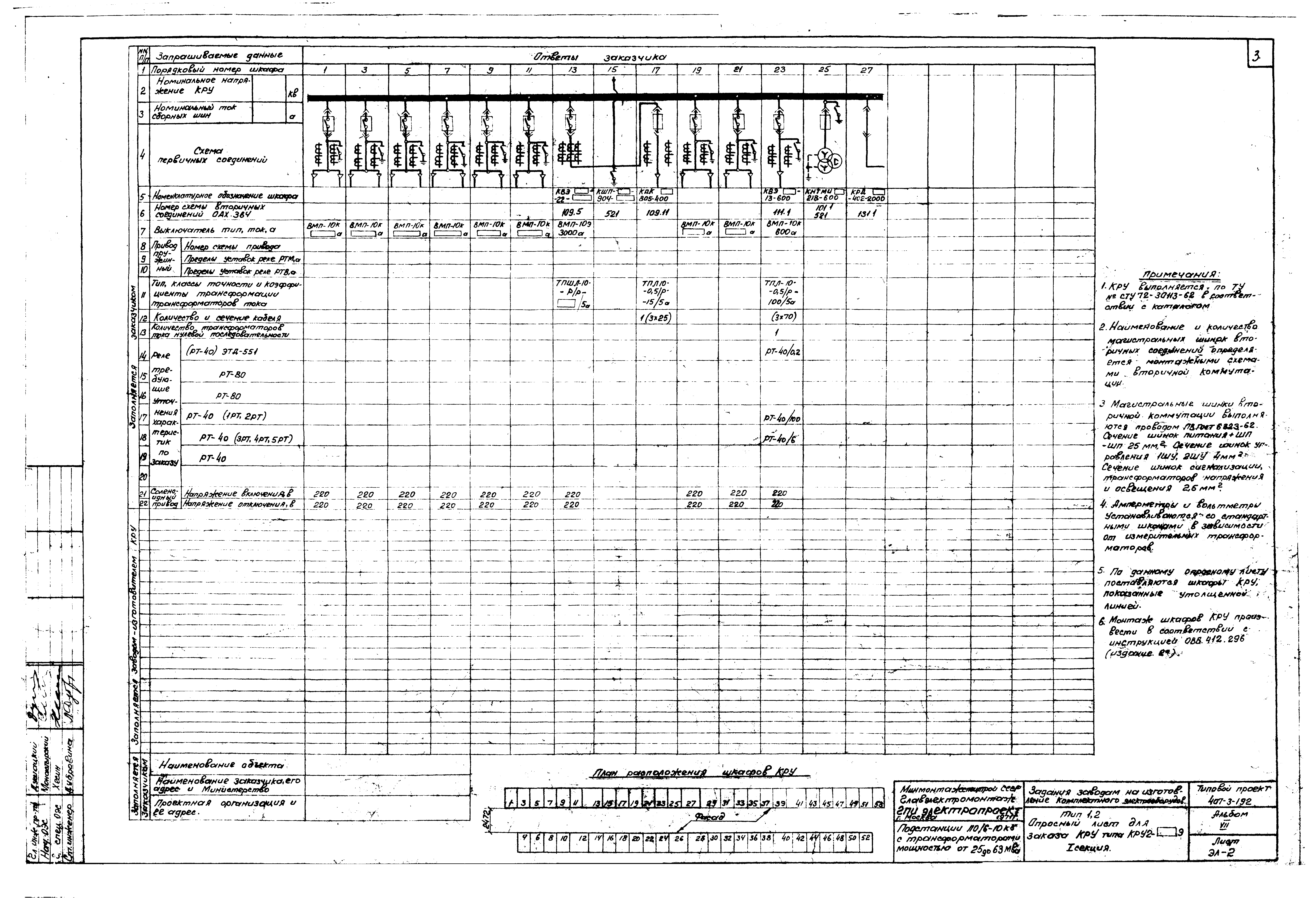 Типовой проект 407-3-192