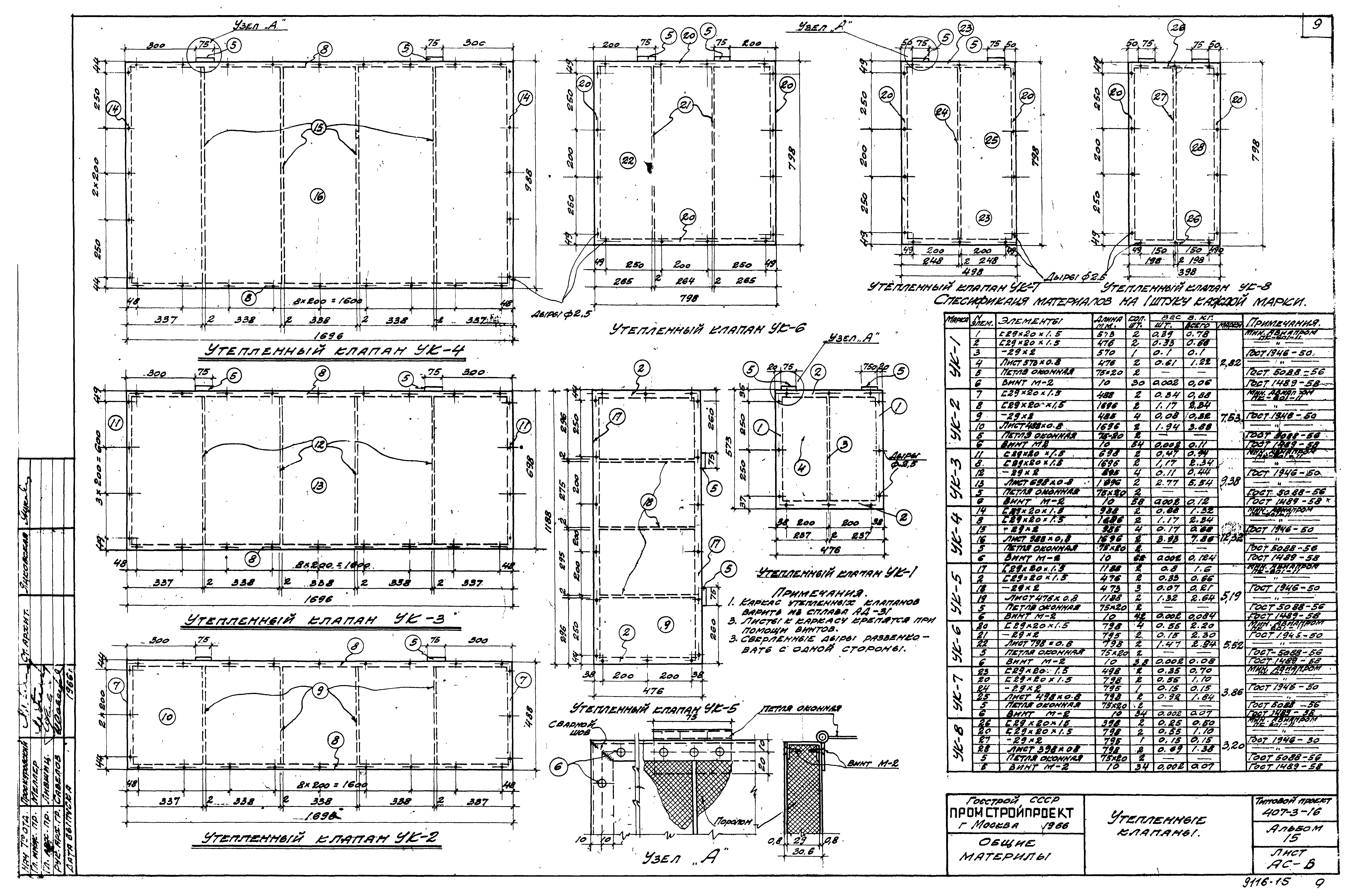 Типовой проект 407-3-16