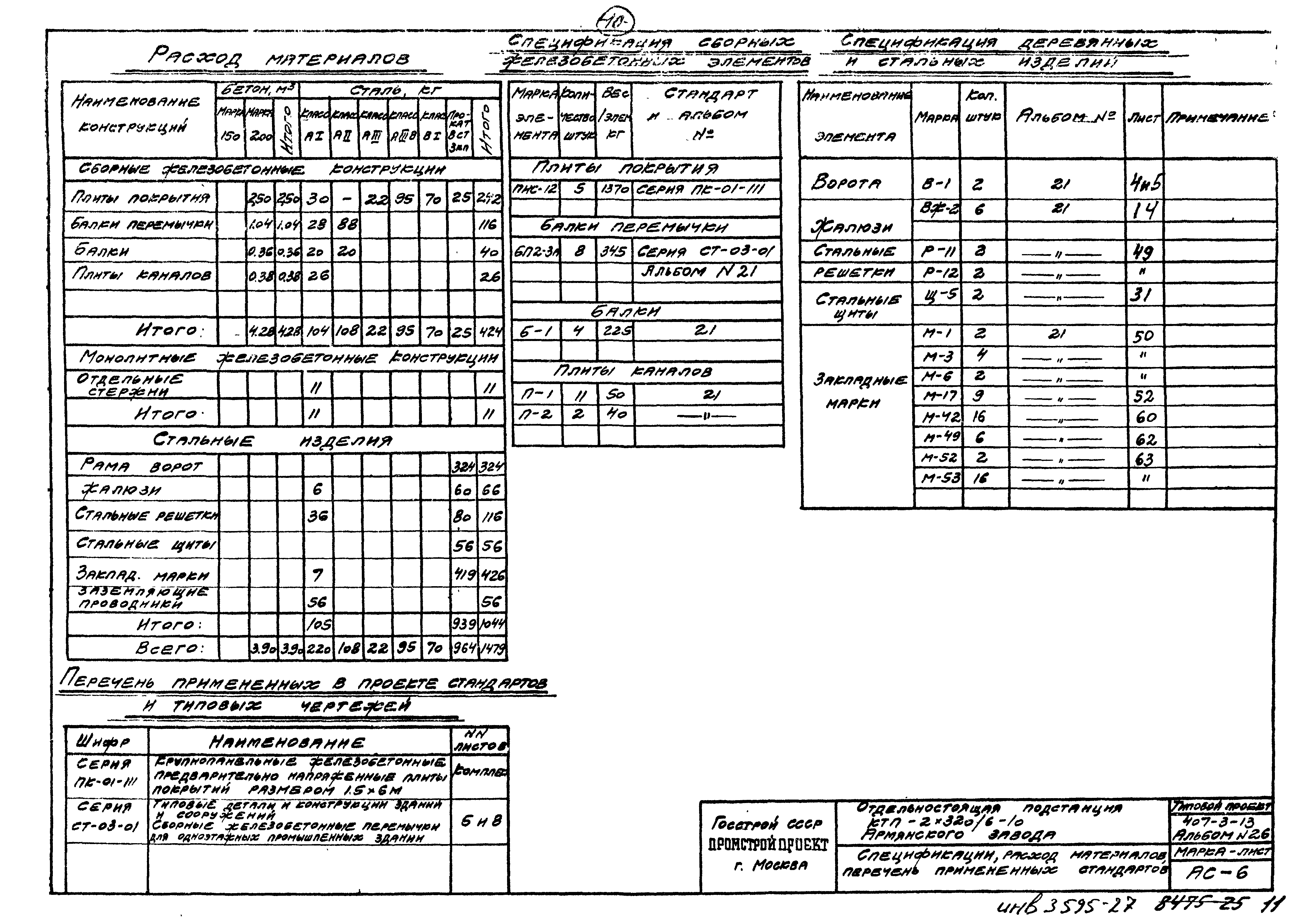 Типовой проект 407-3-13