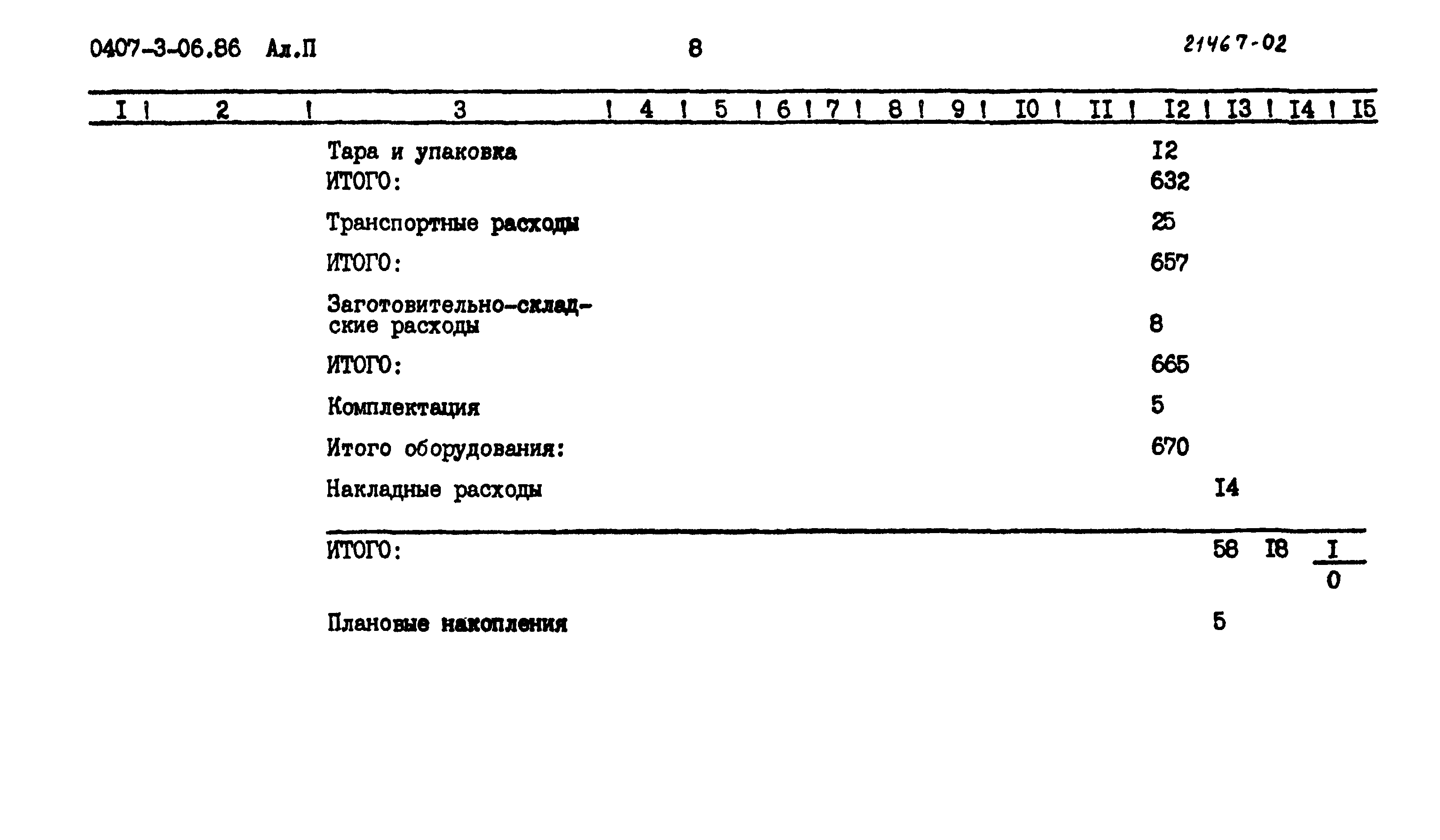 Типовые проектные решения 0407-3-06.86