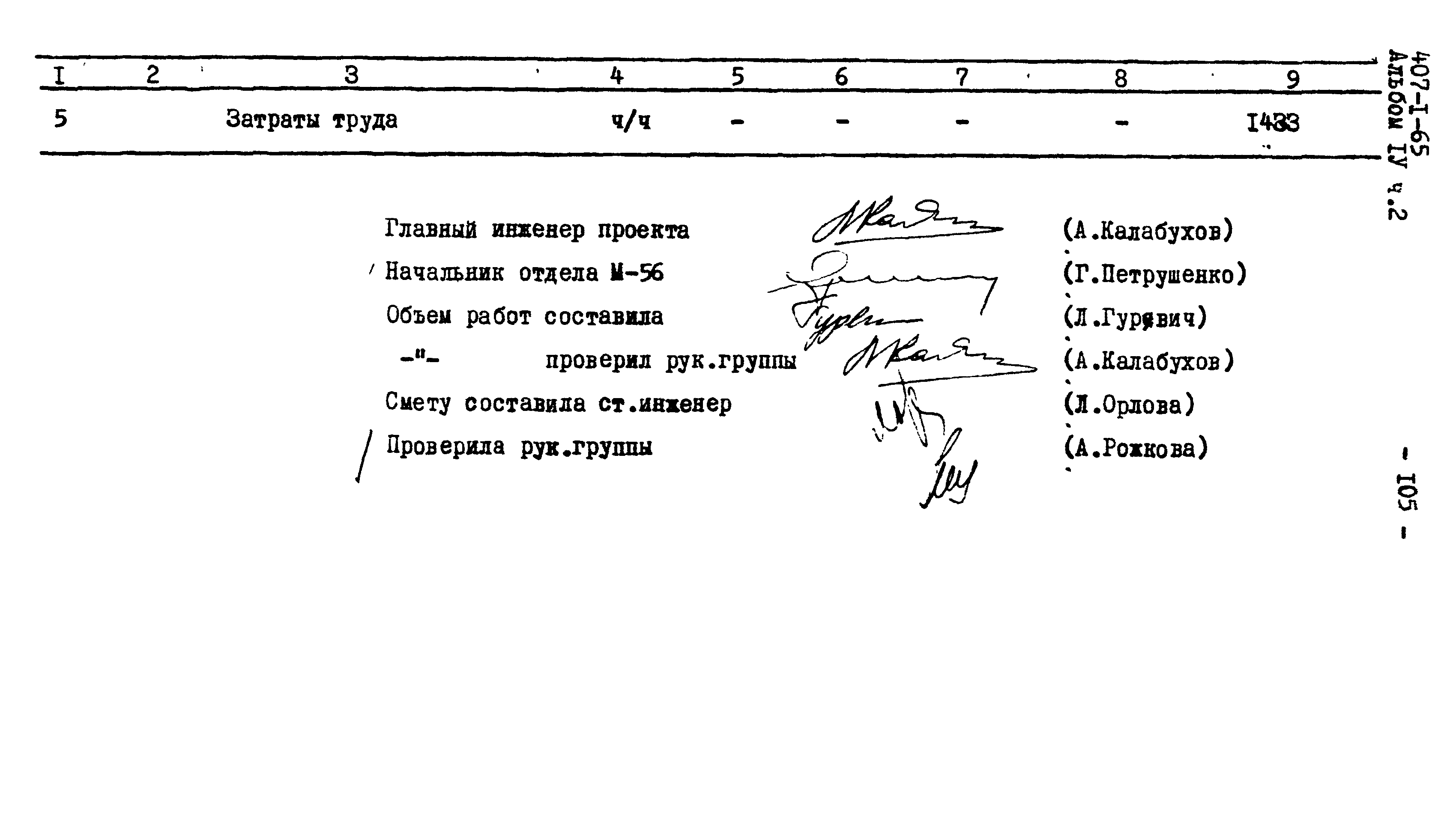 Типовой проект 407-1-65