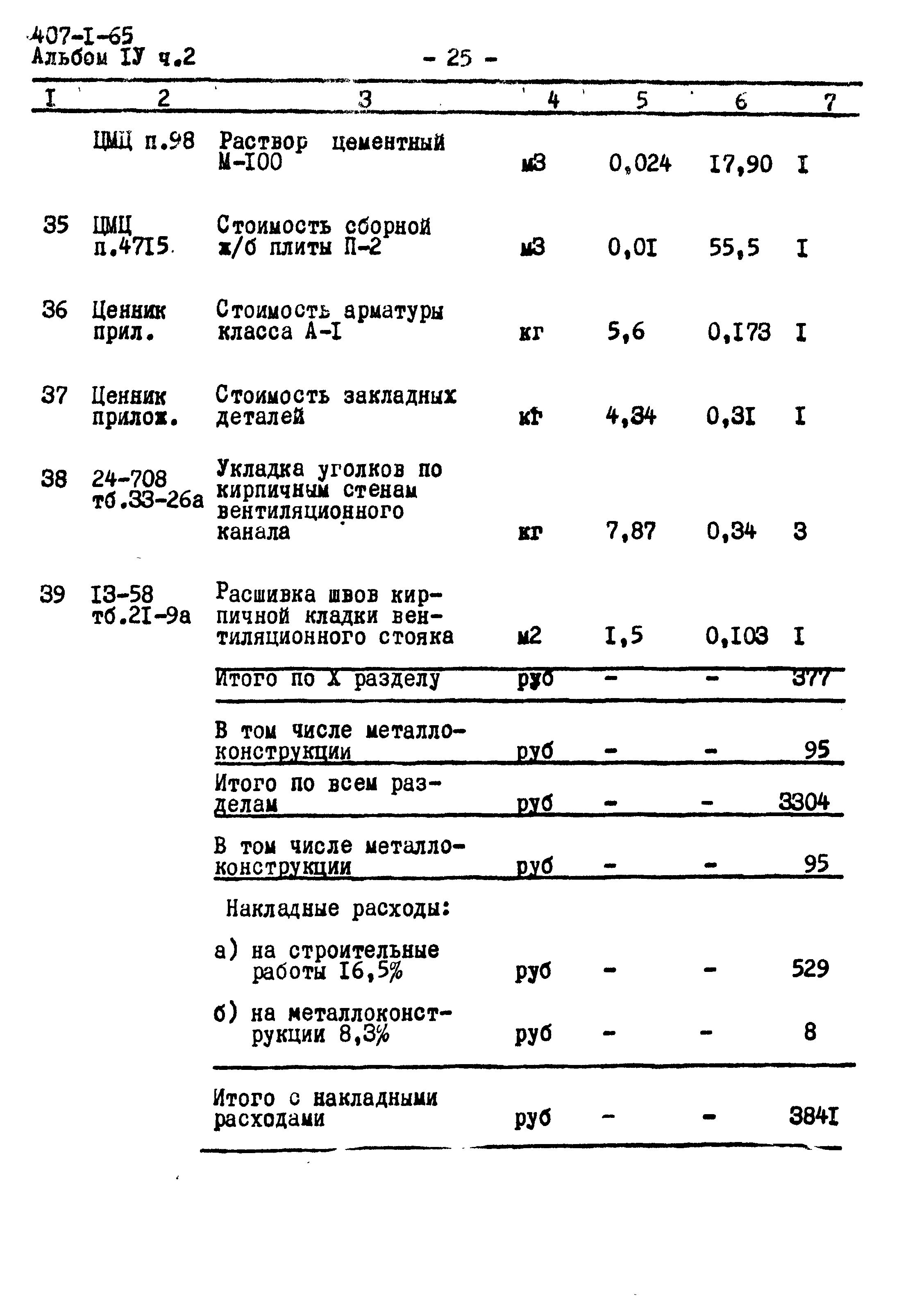 Типовой проект 407-1-65