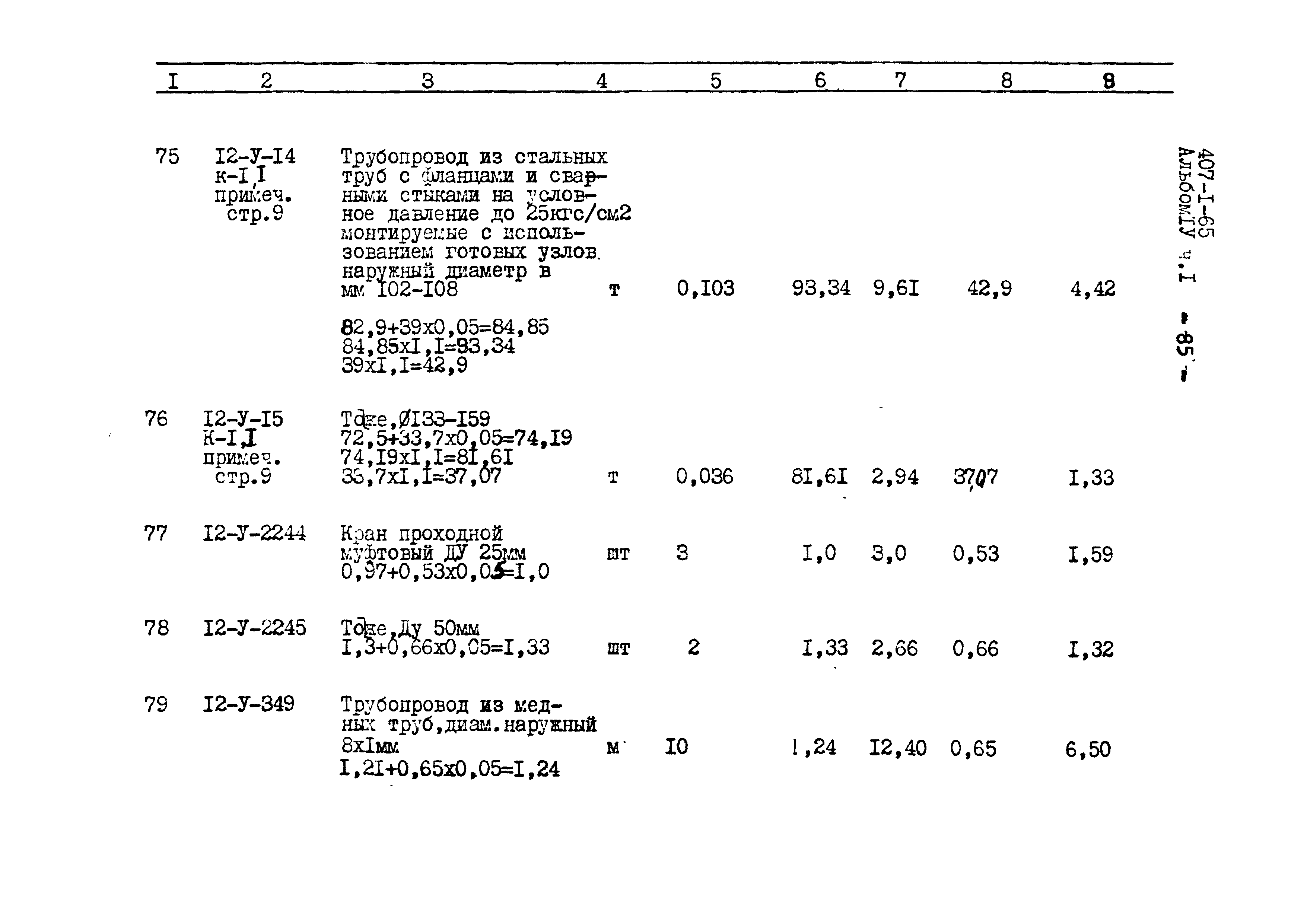 Типовой проект 407-1-65
