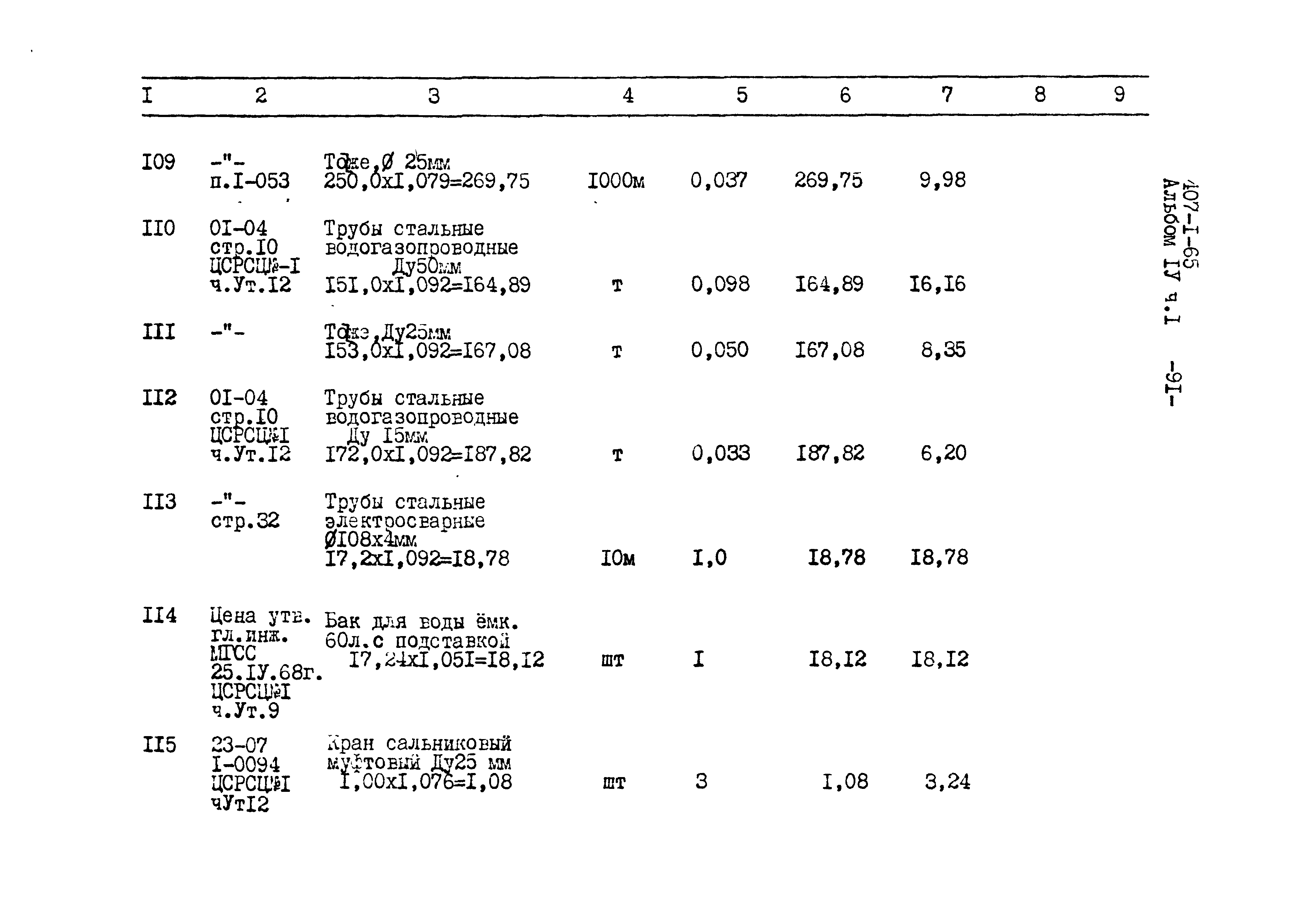 Типовой проект 407-1-65