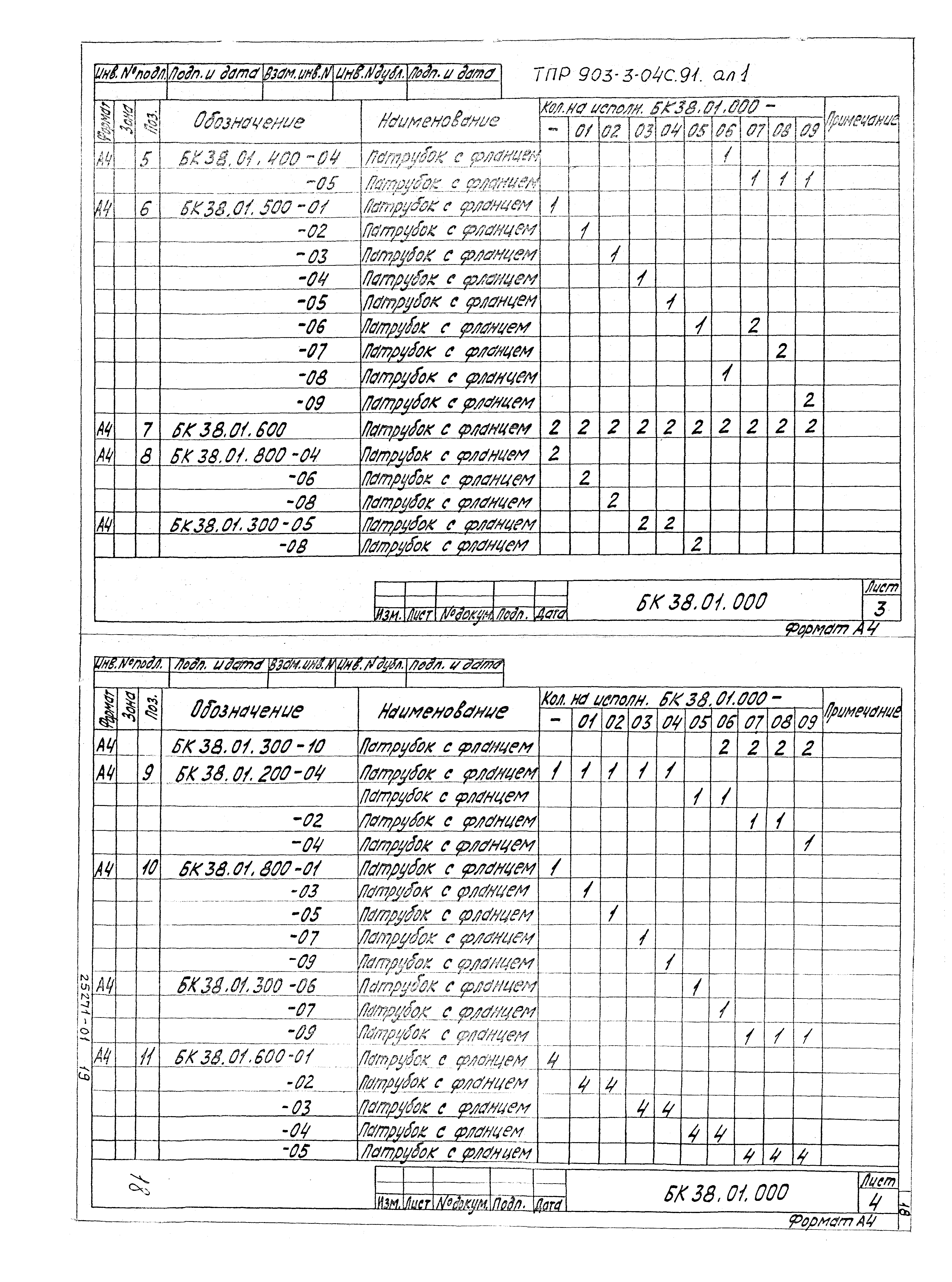 Типовые проектные решения 903-3-04с.91