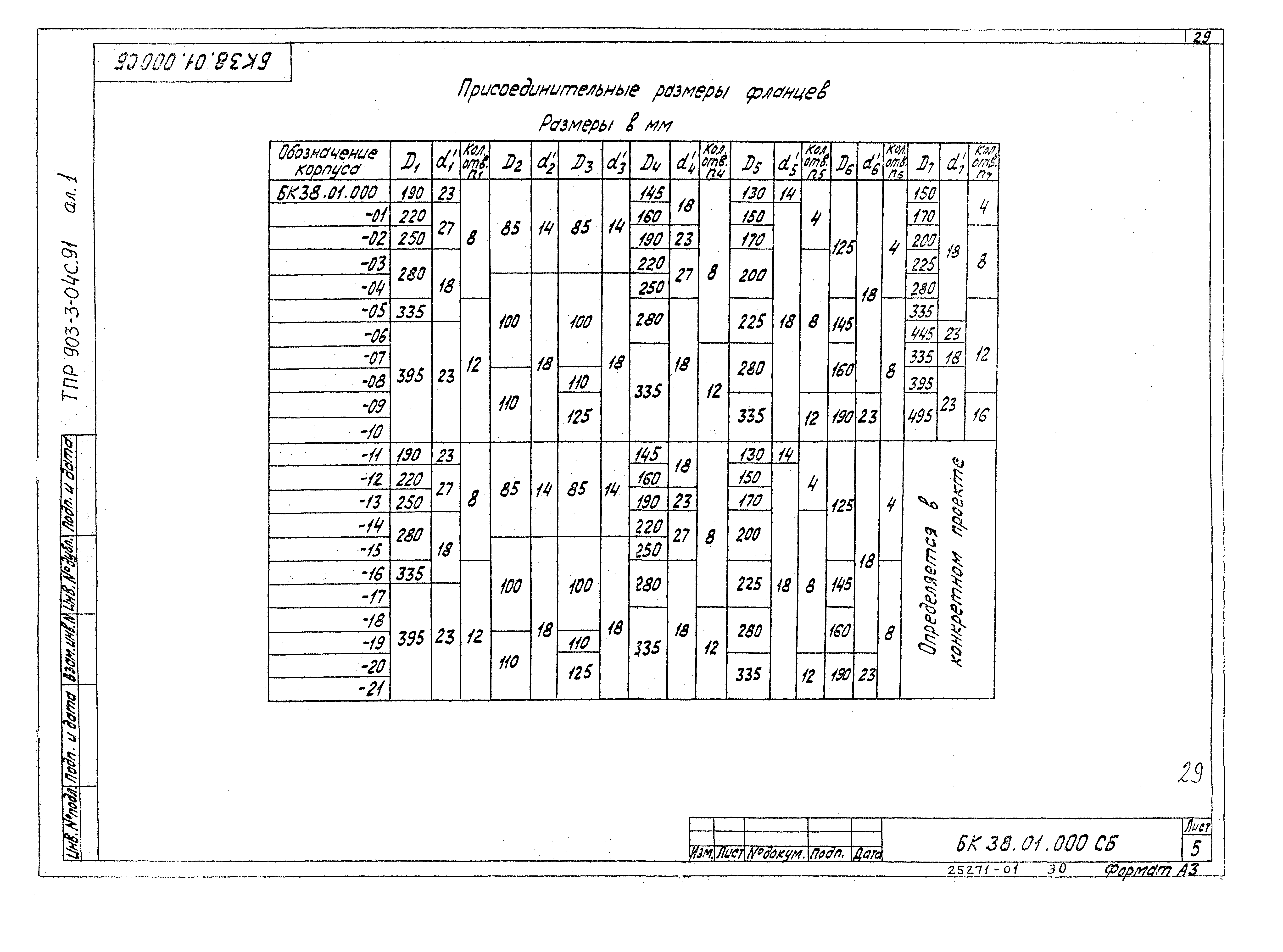 Типовые проектные решения 903-3-04с.91