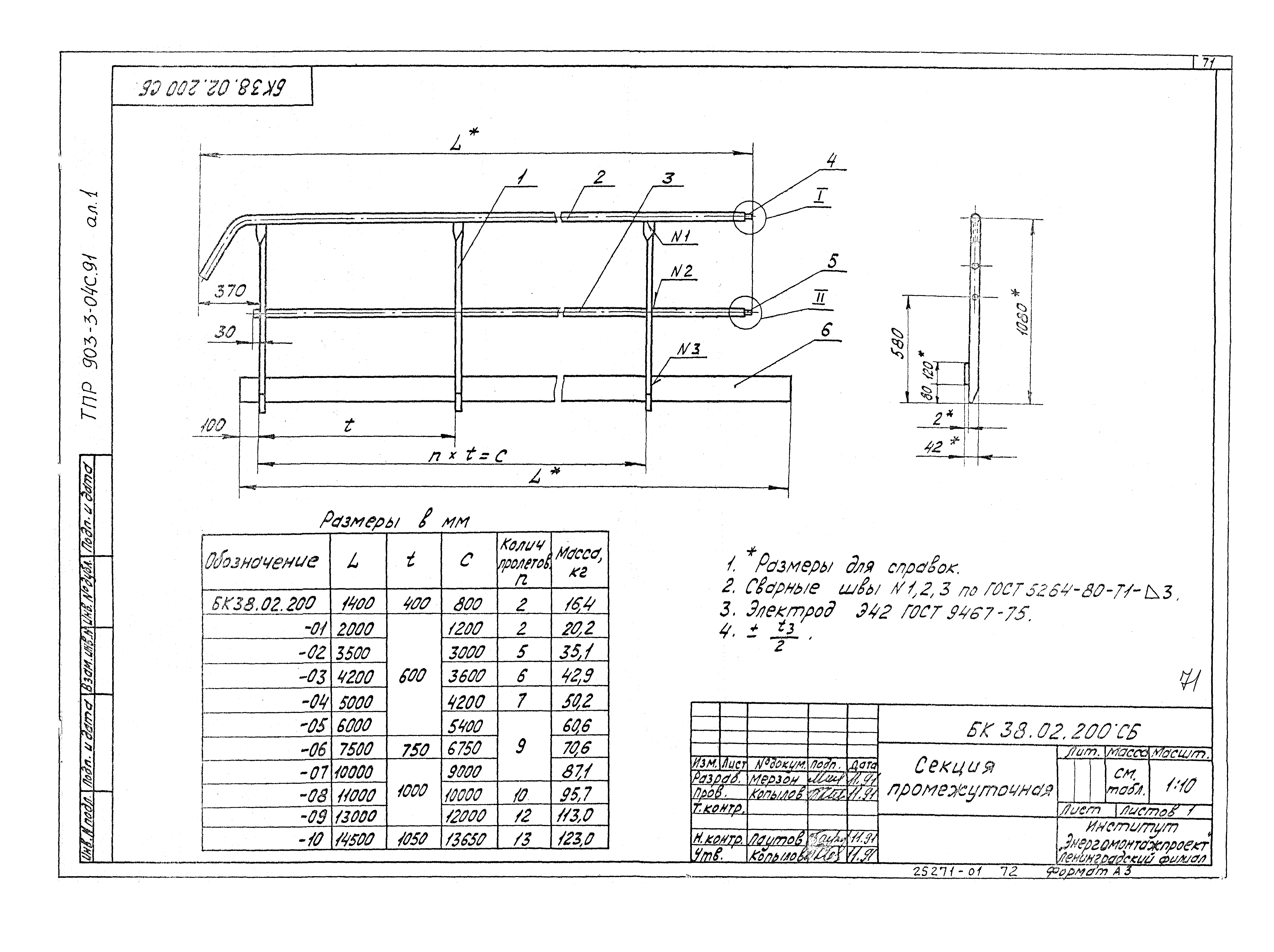 Типовые проектные решения 903-3-04с.91