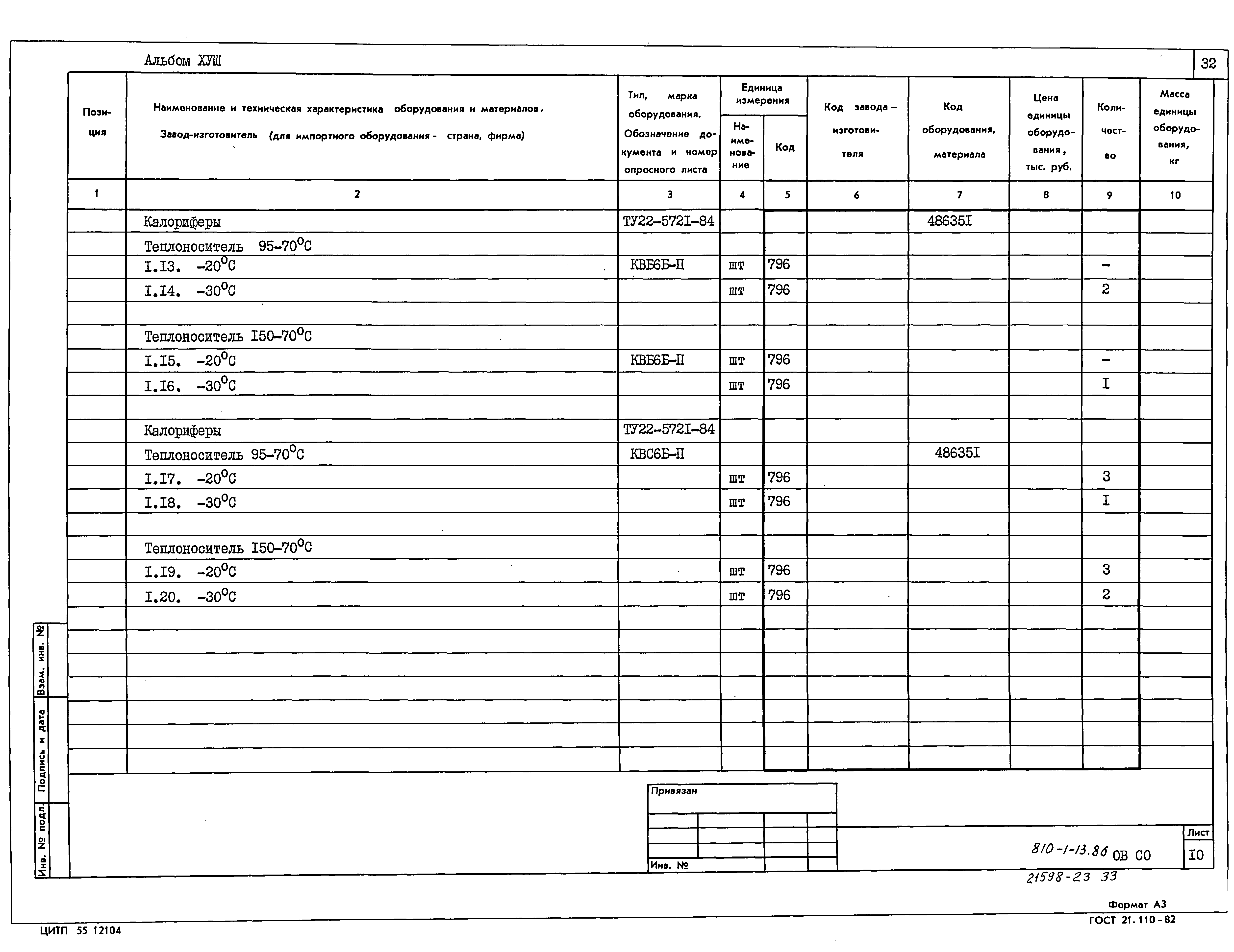 Типовой проект 810-1-13.86