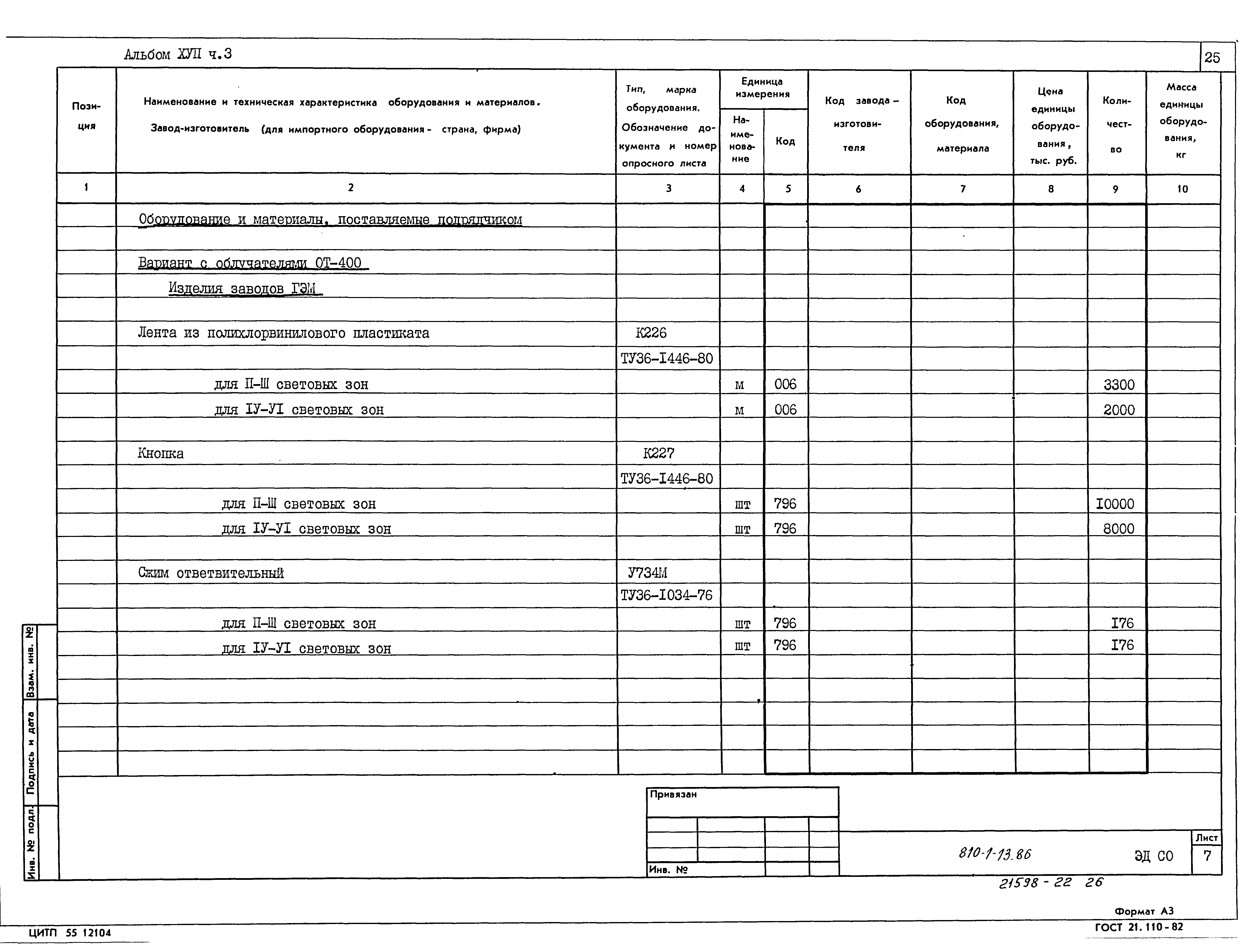 Типовой проект 810-1-13.86