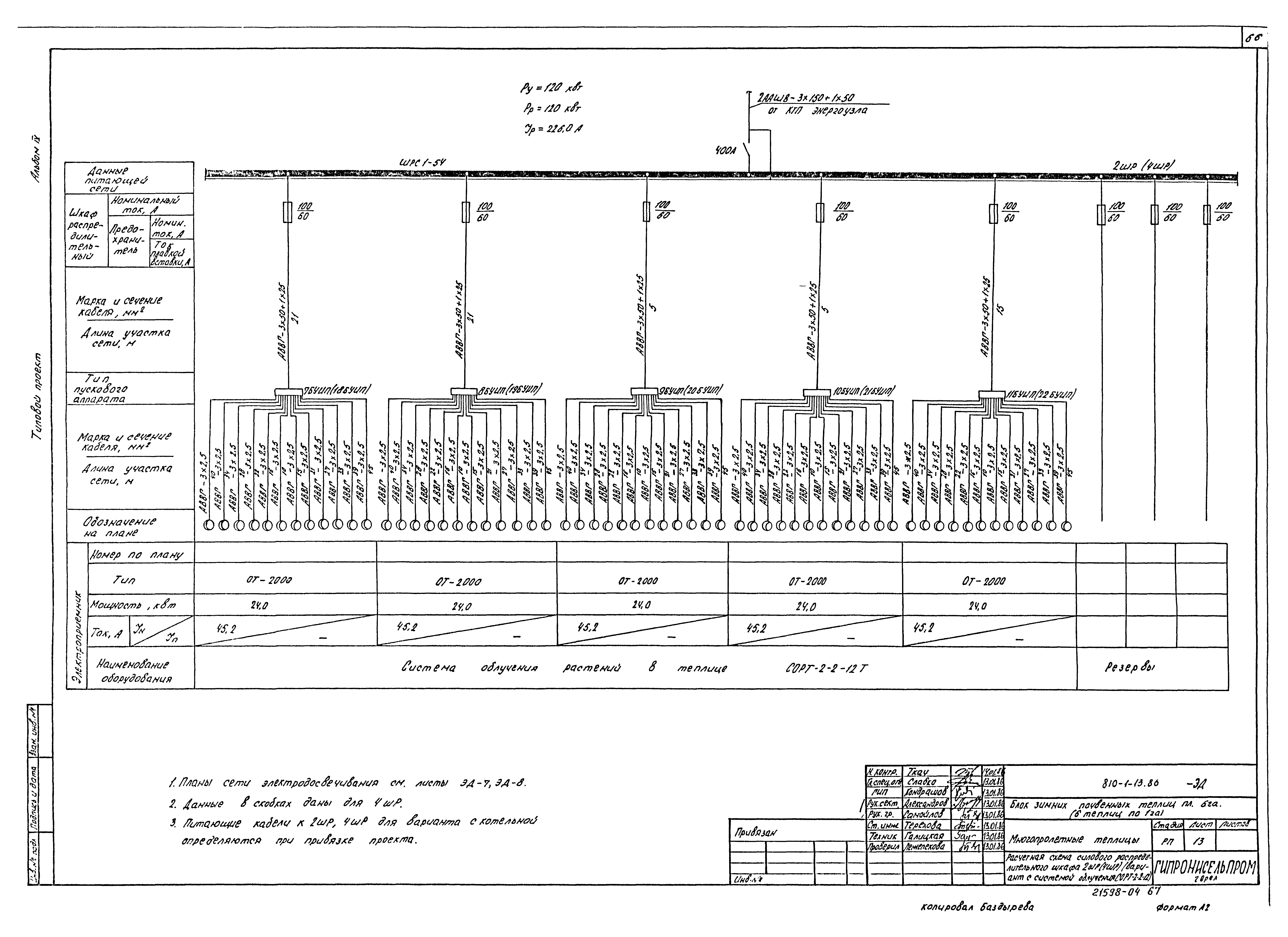 Типовой проект 810-1-13.86
