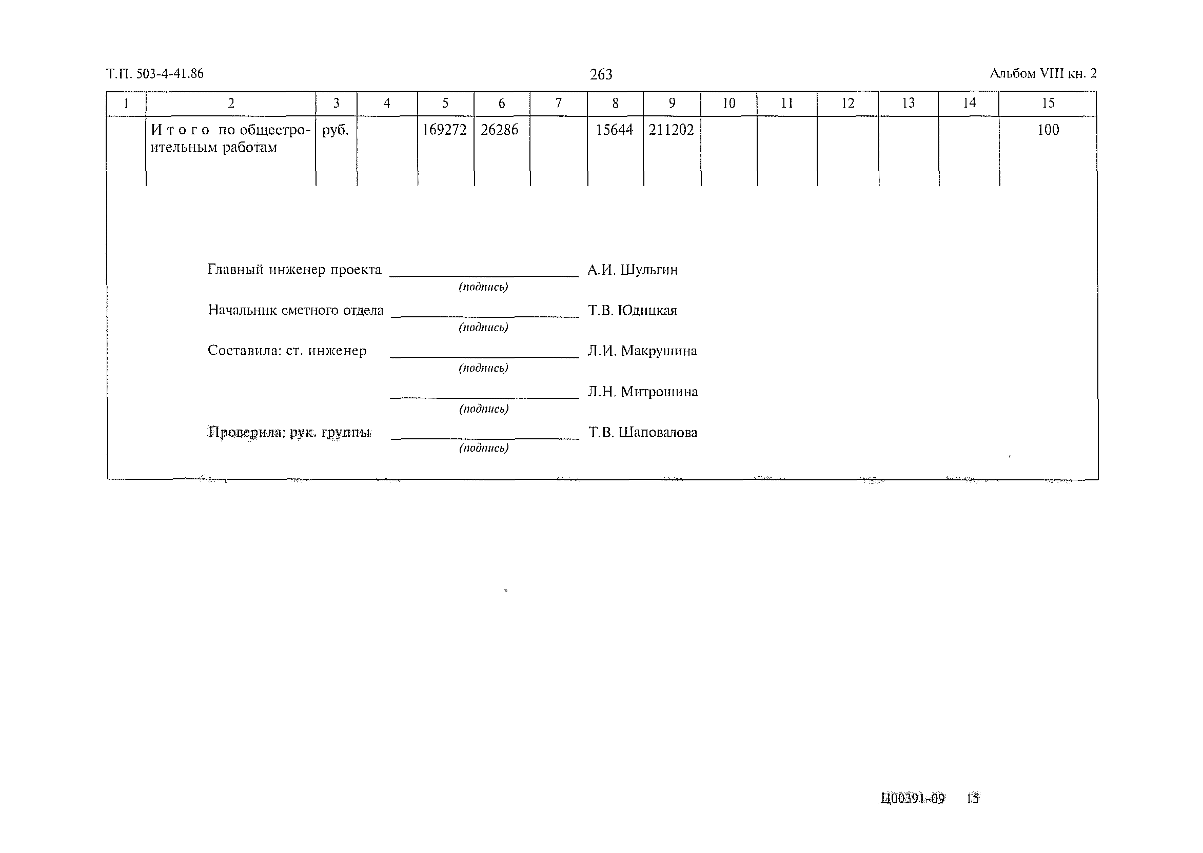 Типовой проект 503-4-41.86