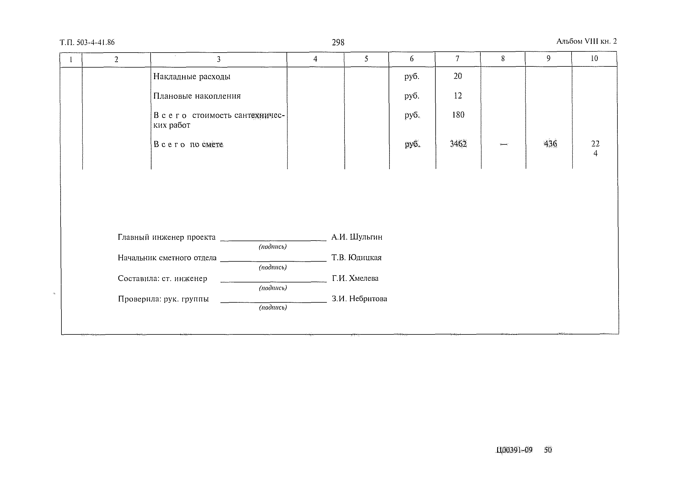 Типовой проект 503-4-41.86