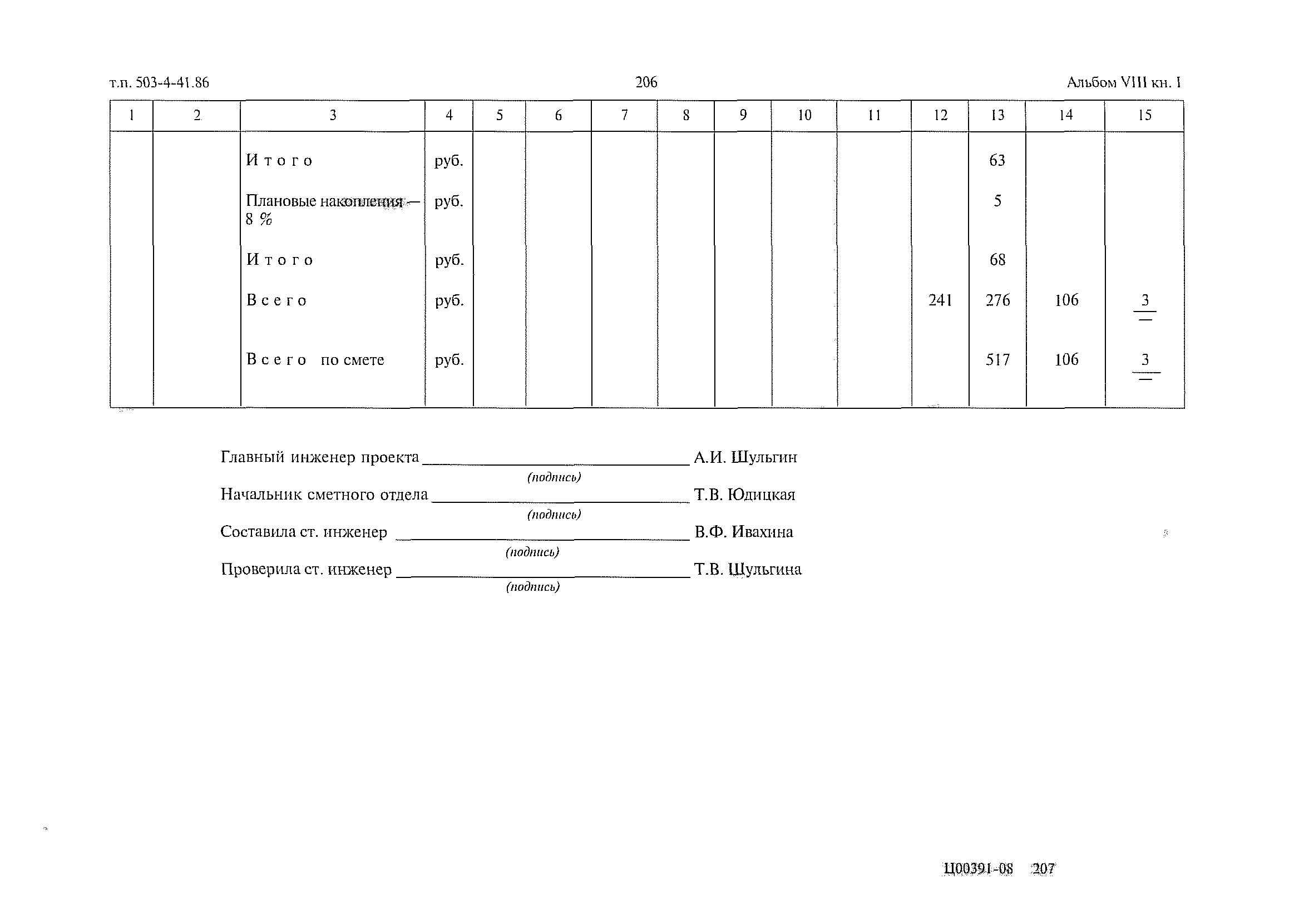 Типовой проект 503-4-41.86