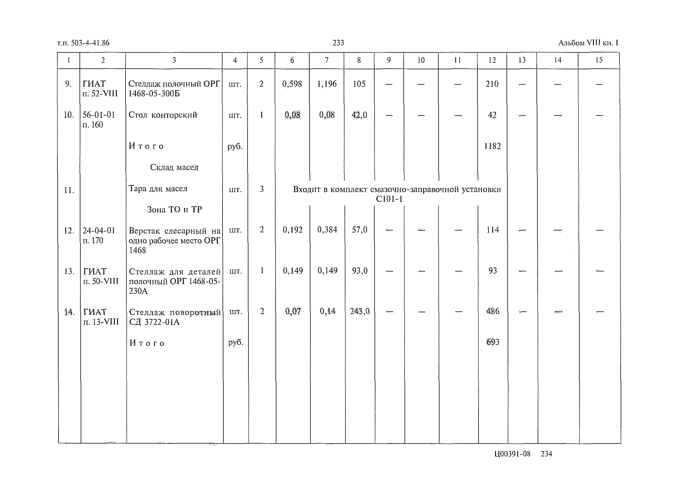 Типовой проект 503-4-41.86