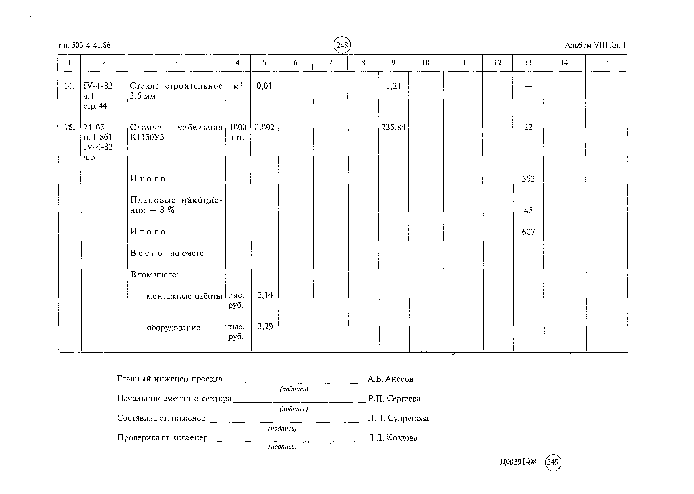 Типовой проект 503-4-41.86