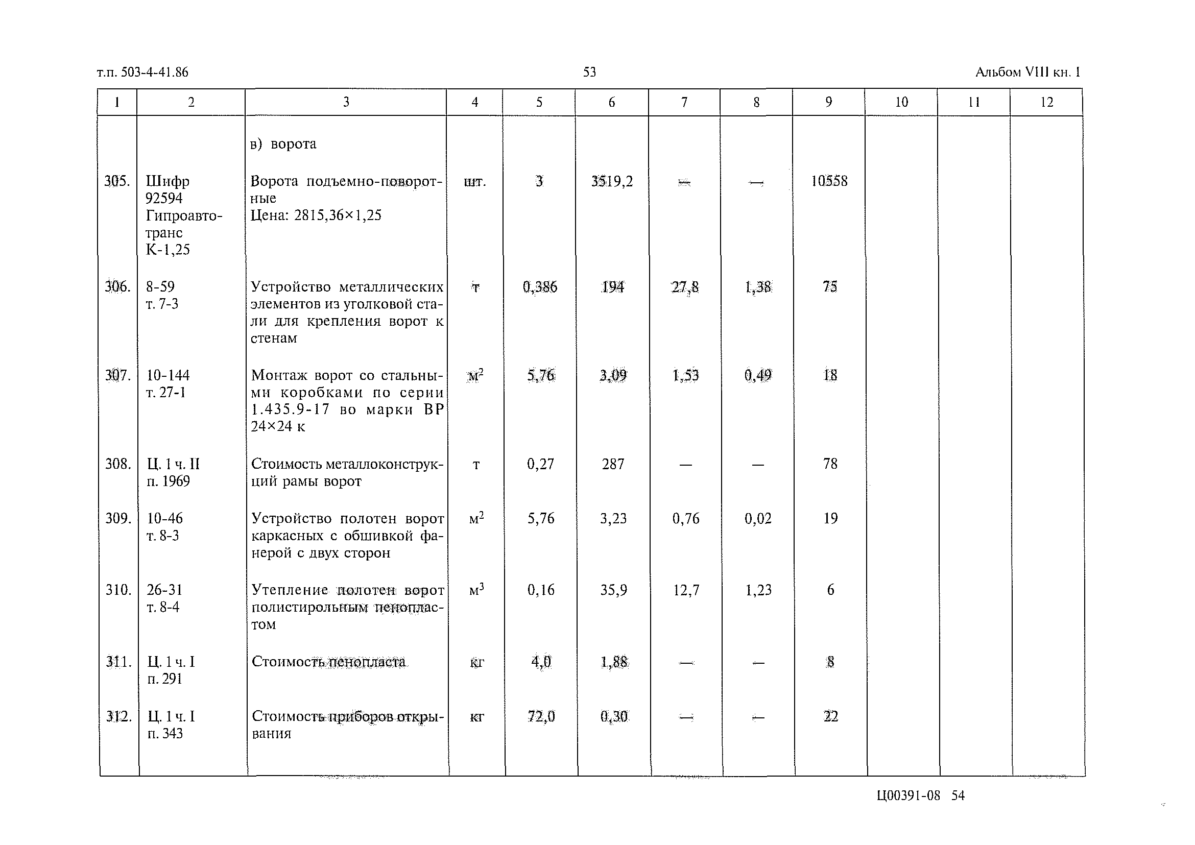 Типовой проект 503-4-41.86