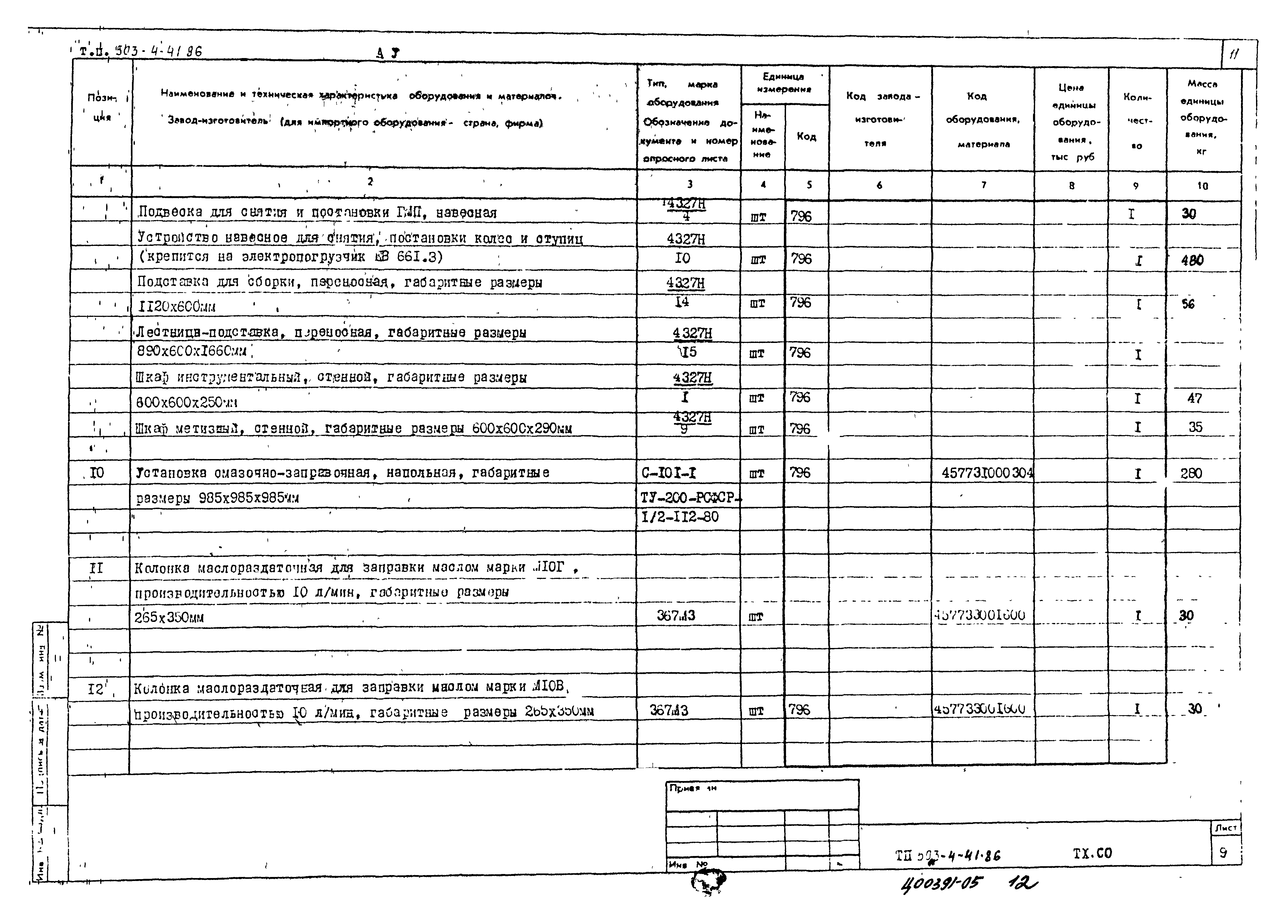 Типовой проект 503-4-41.86