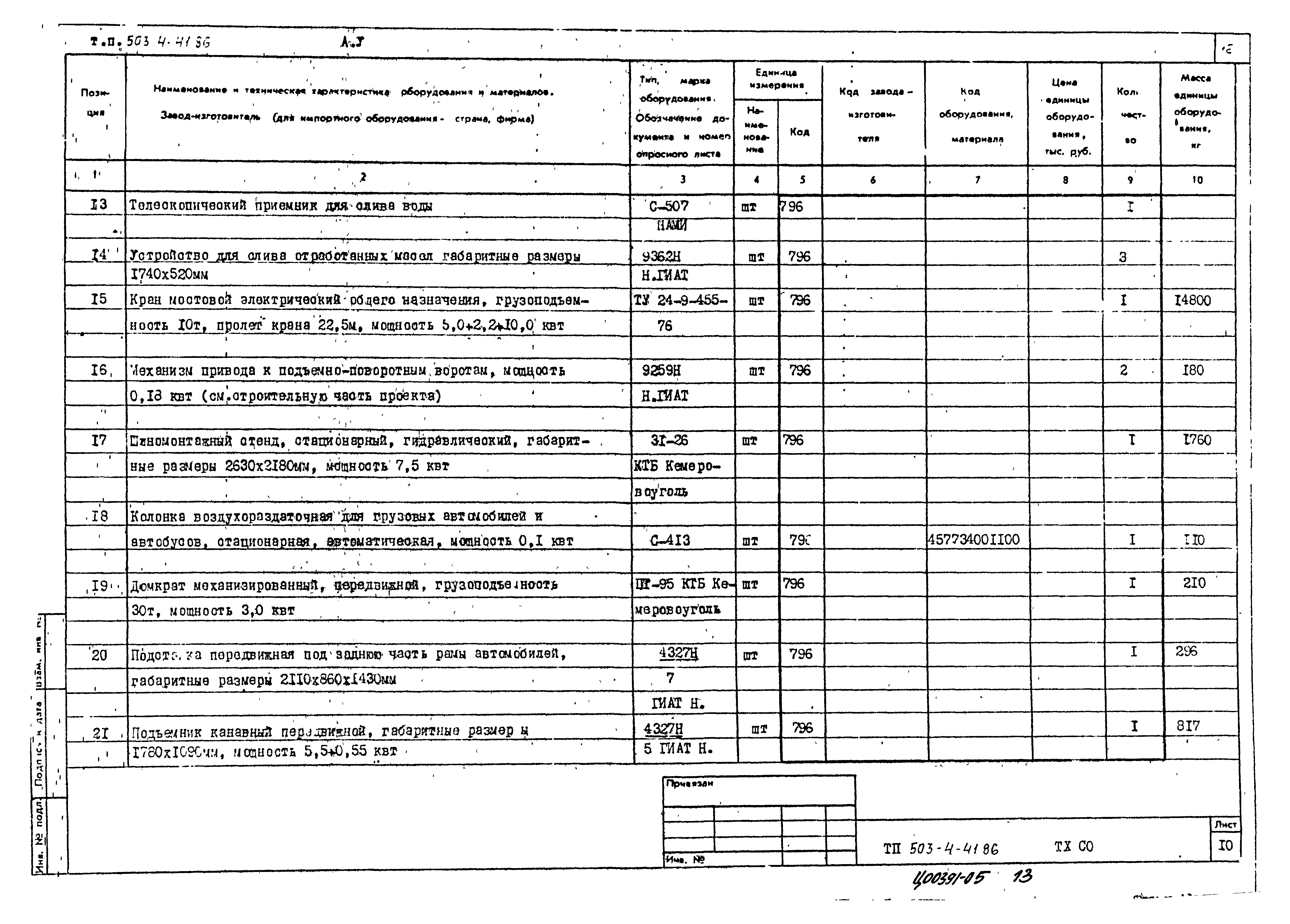 Типовой проект 503-4-41.86