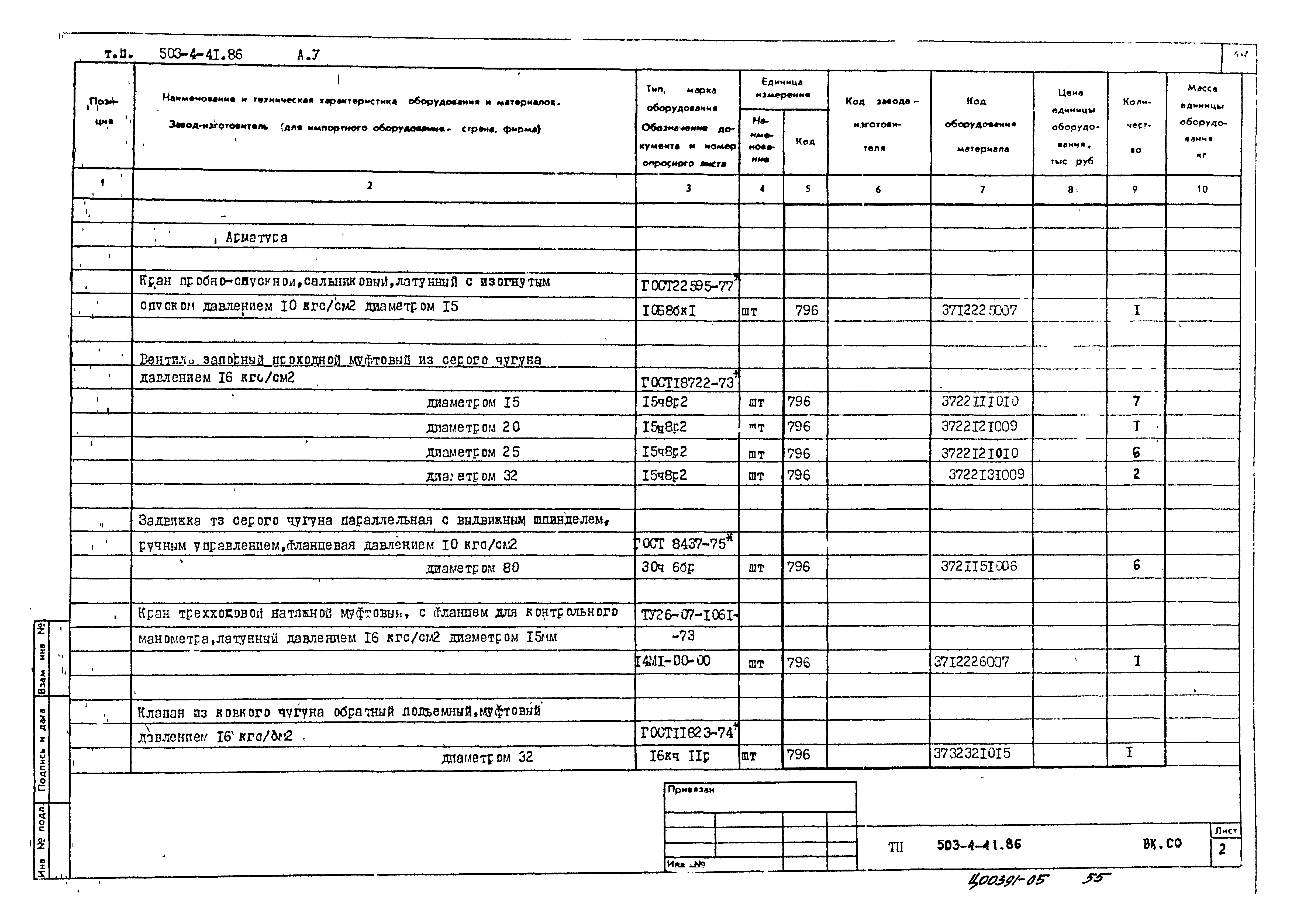 Типовой проект 503-4-41.86