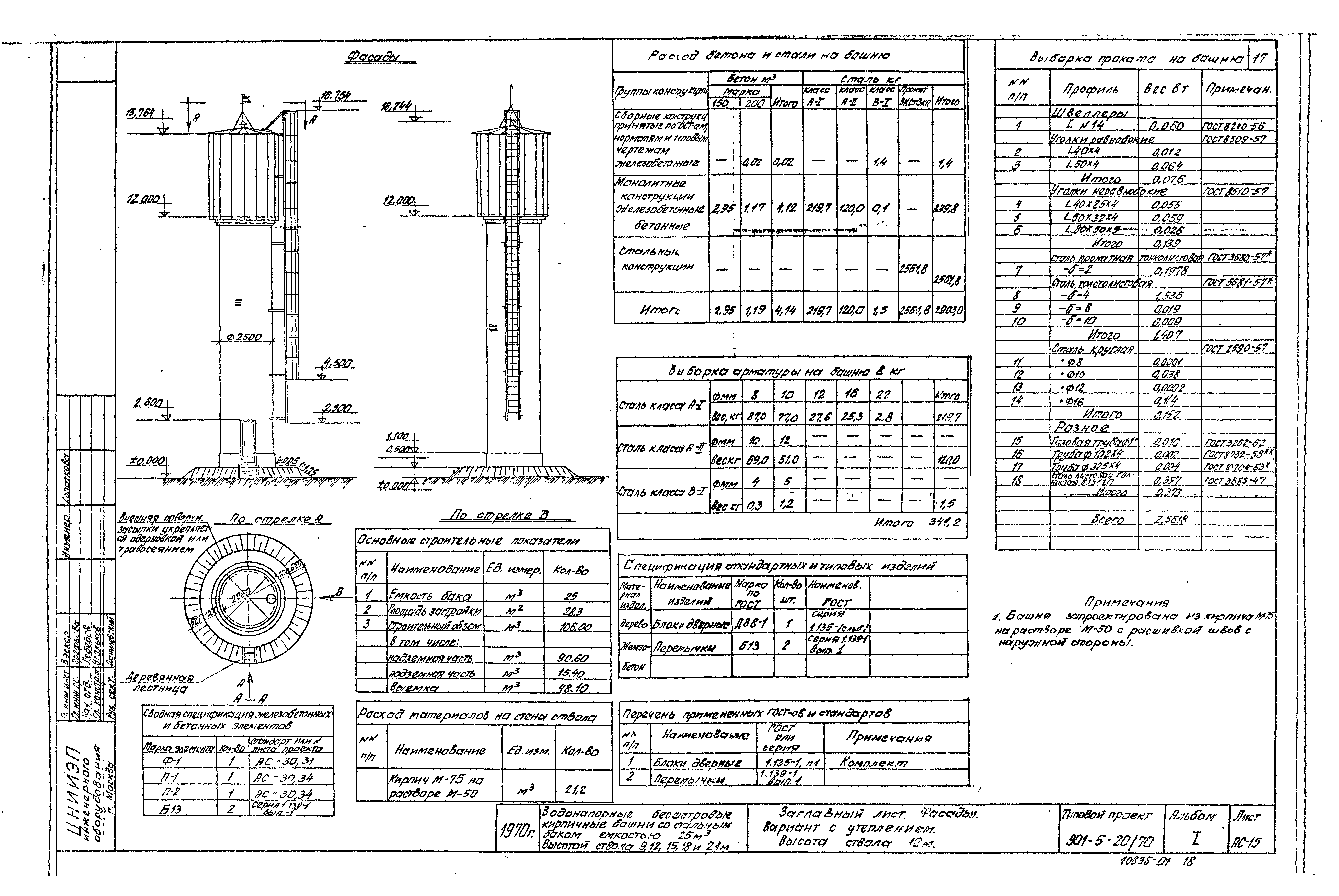 Типовой проект 901-5-20/70