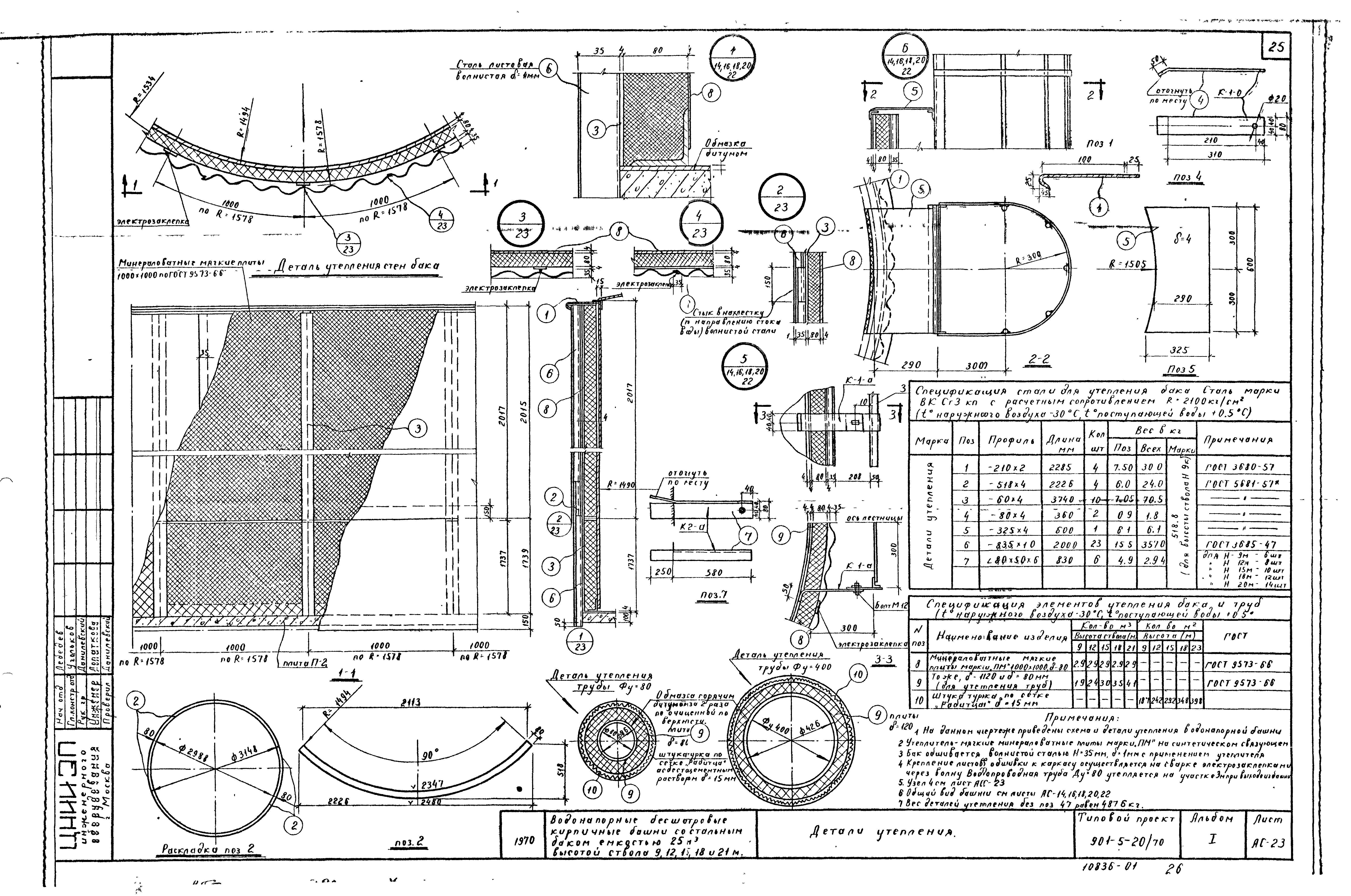 Типовой проект 901-5-20/70