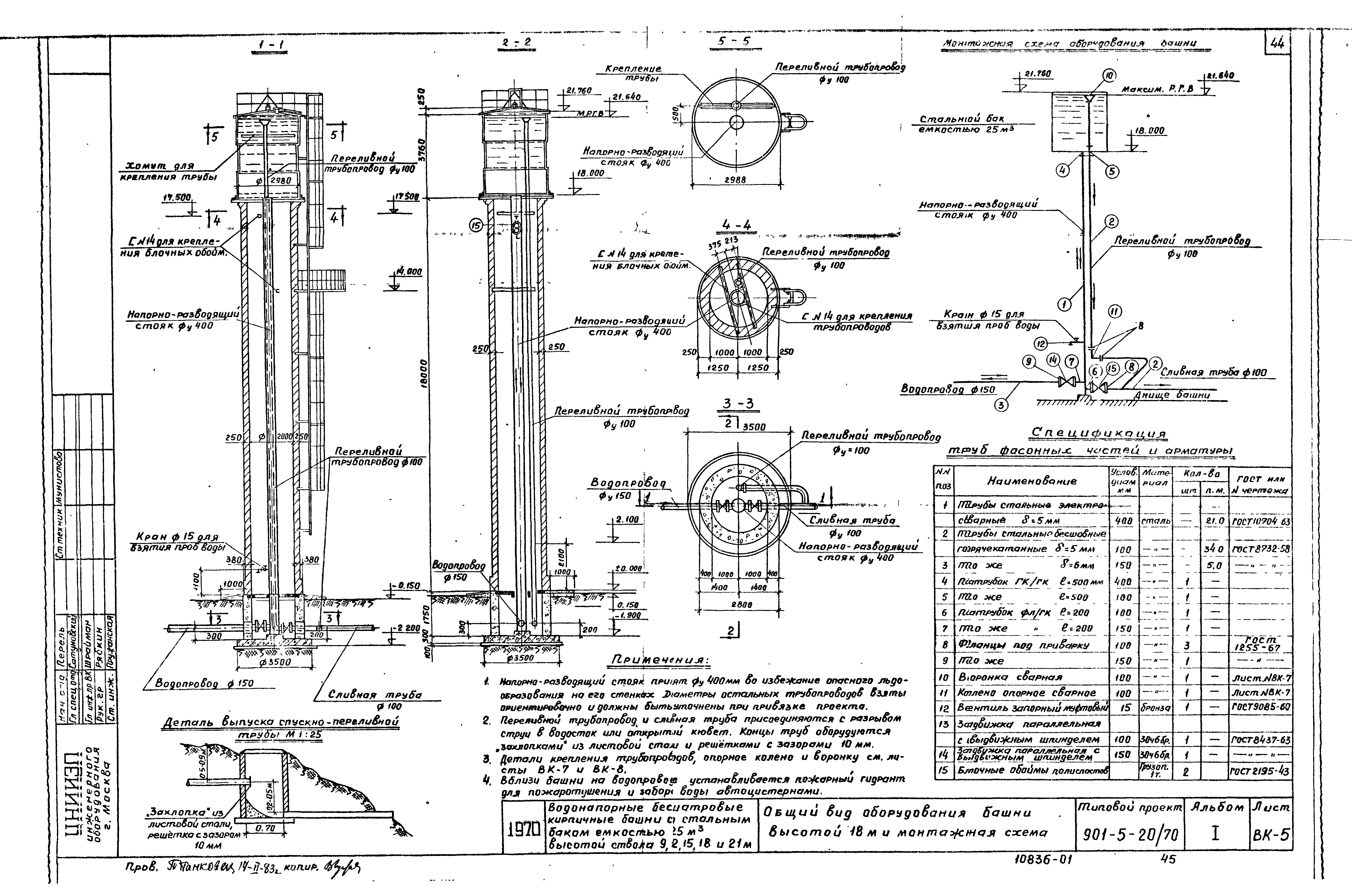 Типовой проект 901-5-20/70