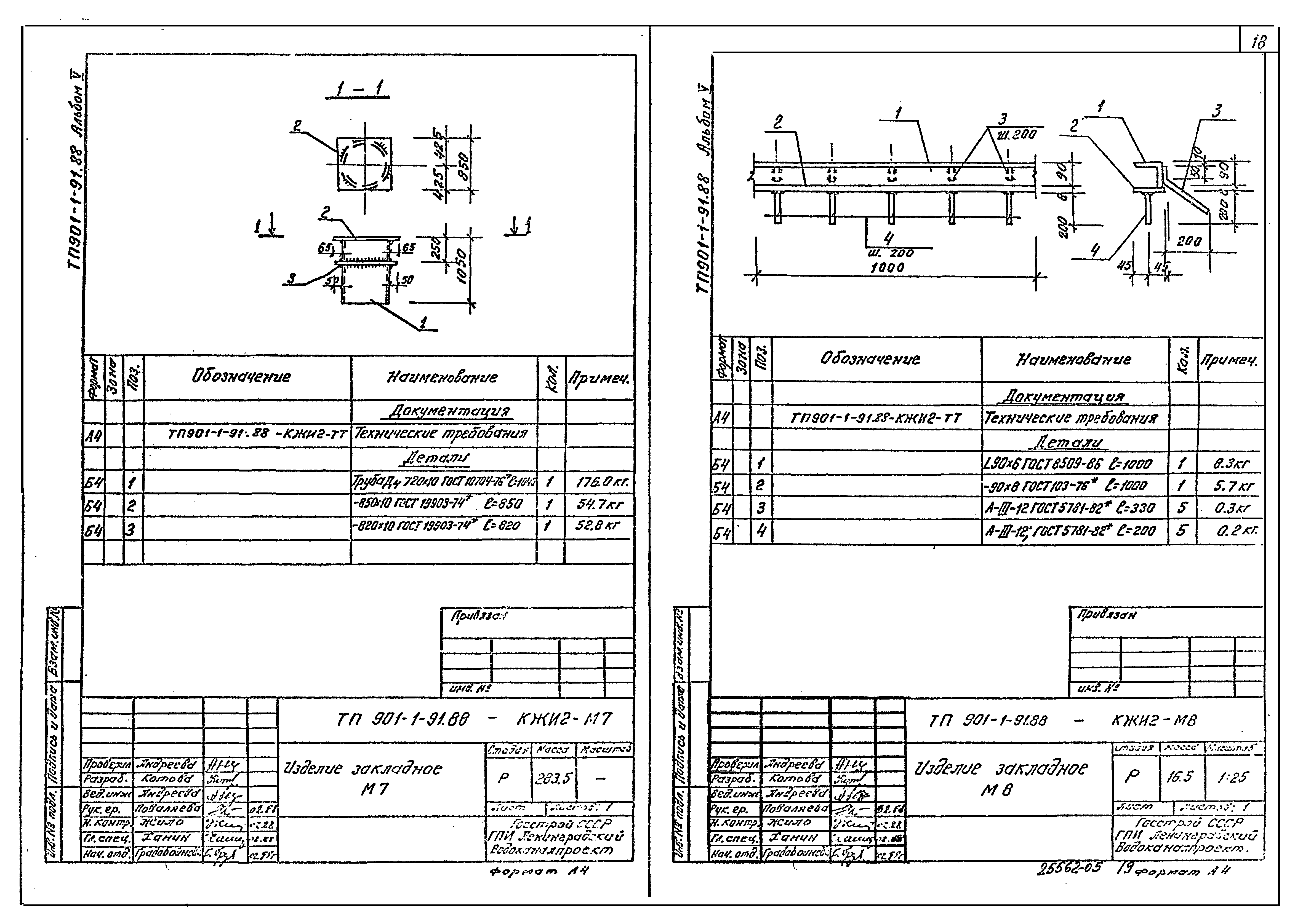 Типовой проект 901-1-91.88