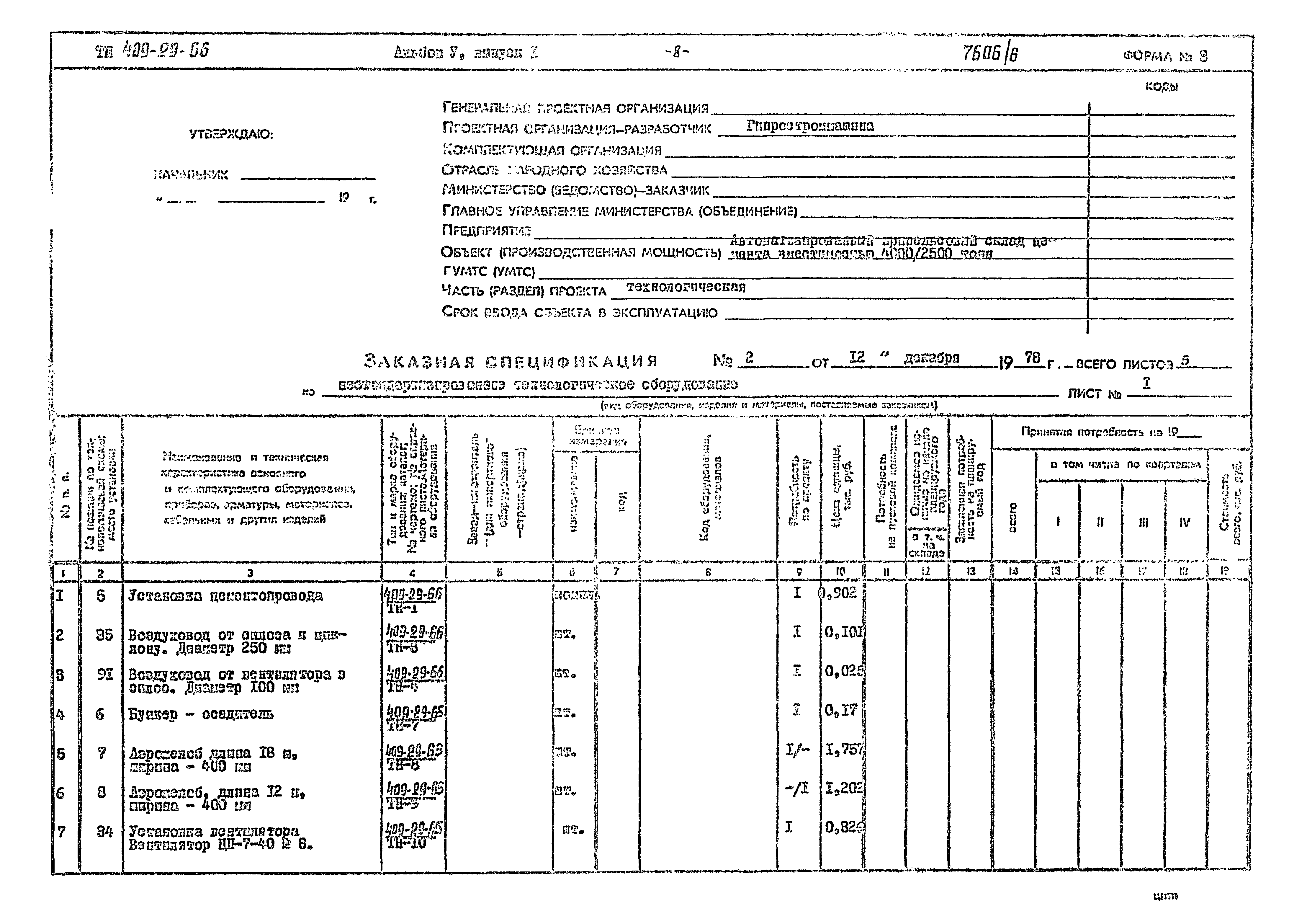 Типовой проект 409-29-66