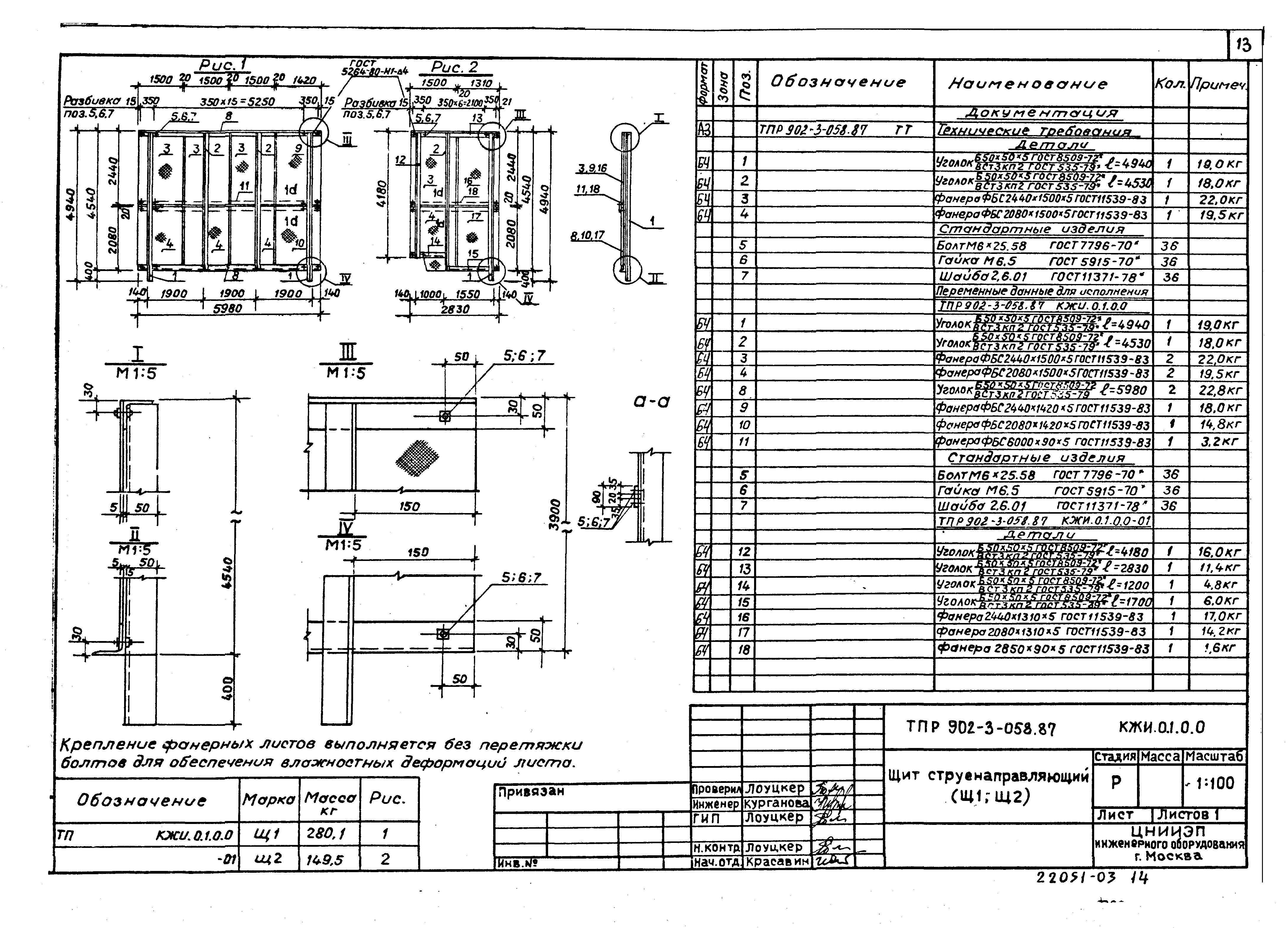 Типовые проектные решения 902-3-058.87