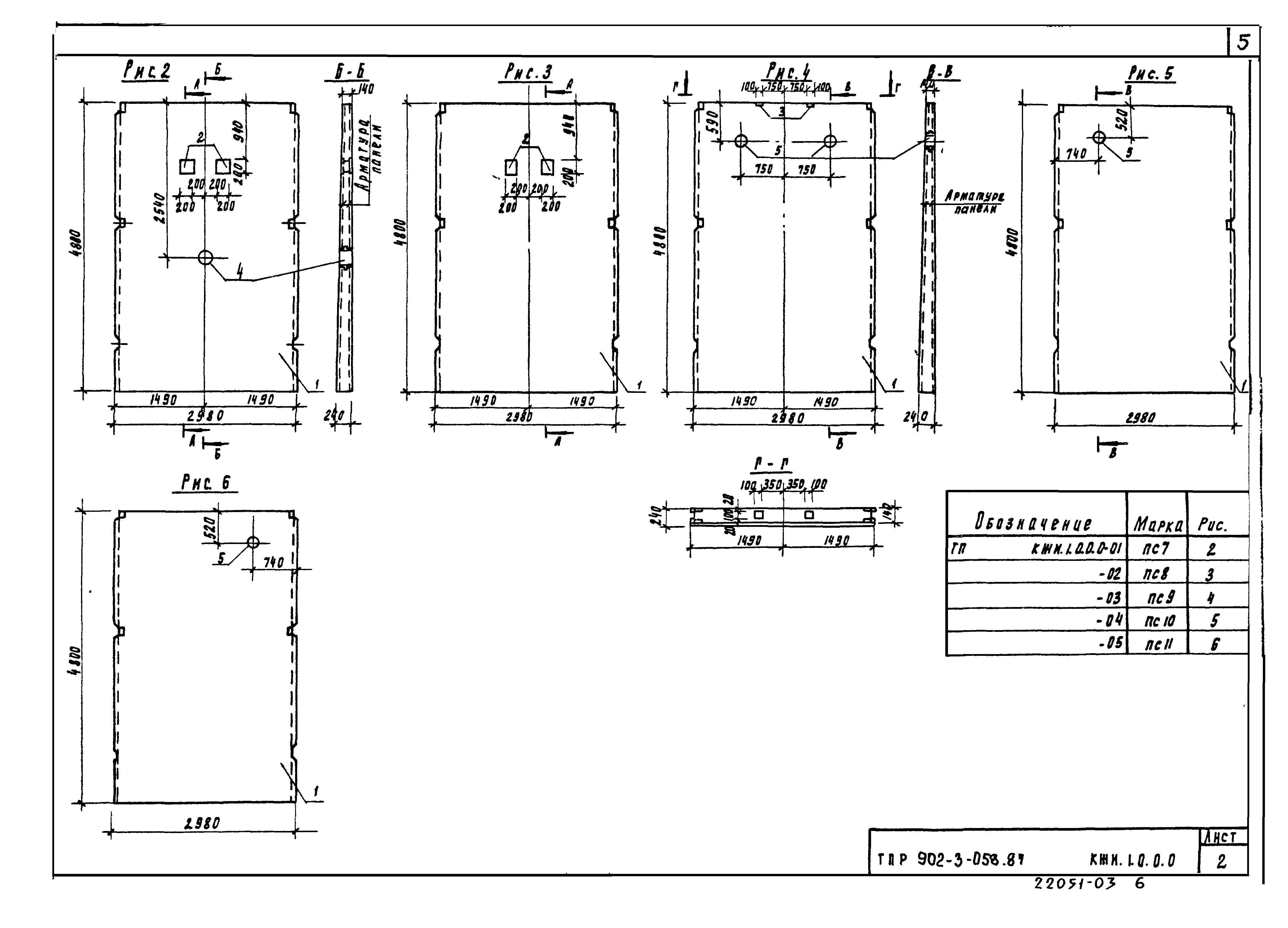 Типовые проектные решения 902-3-058.87