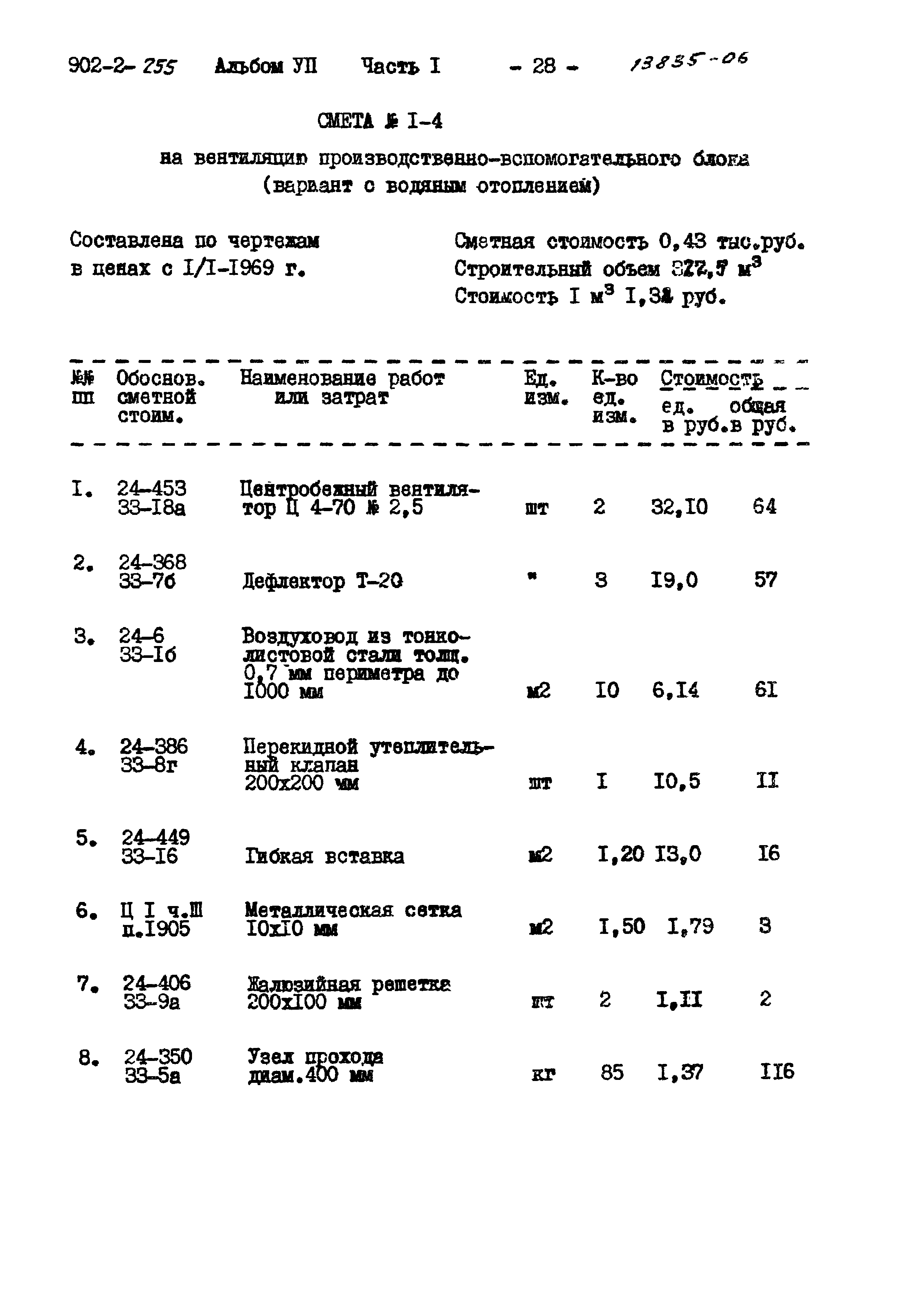 Типовой проект 902-2-255