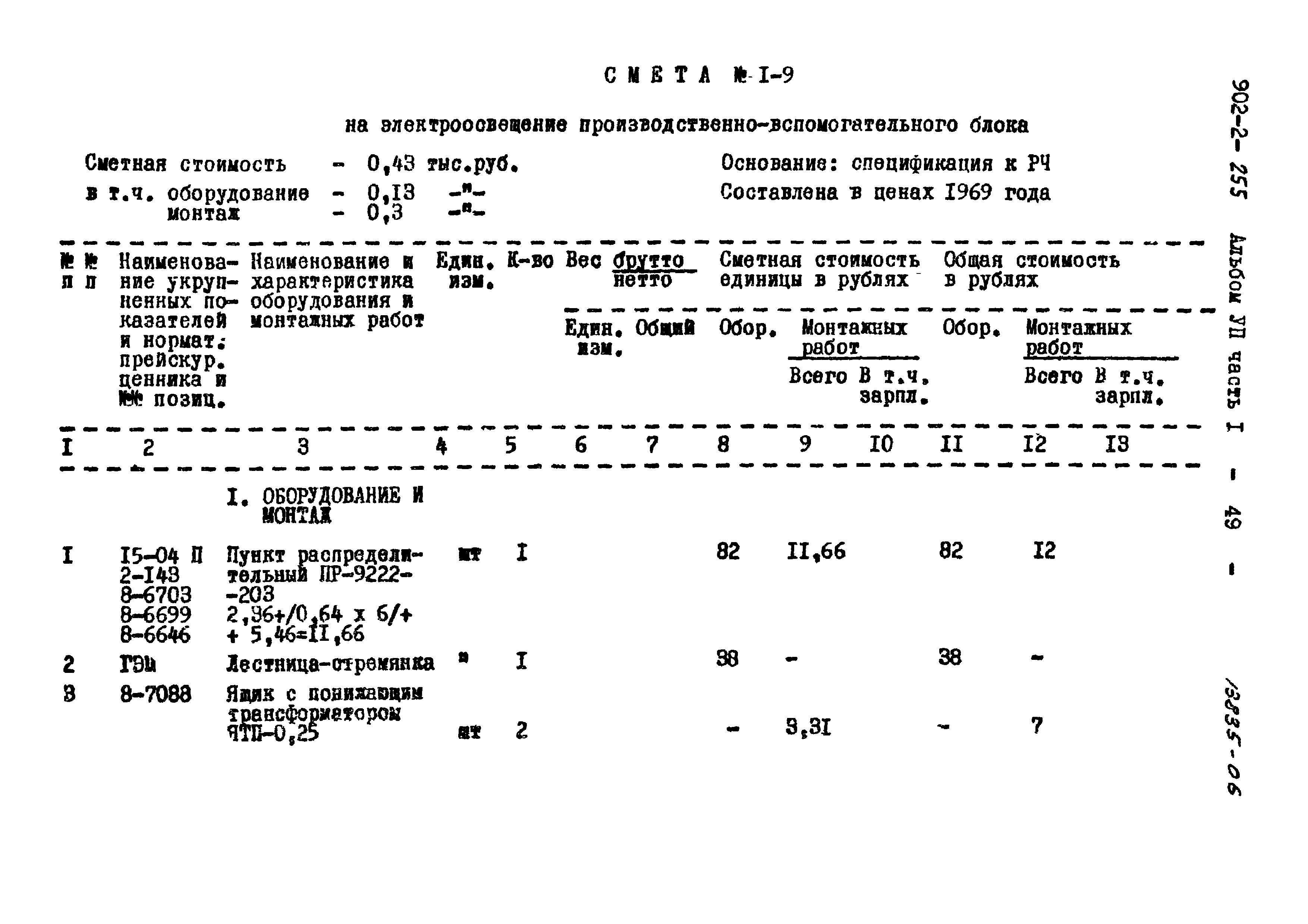 Типовой проект 902-2-255