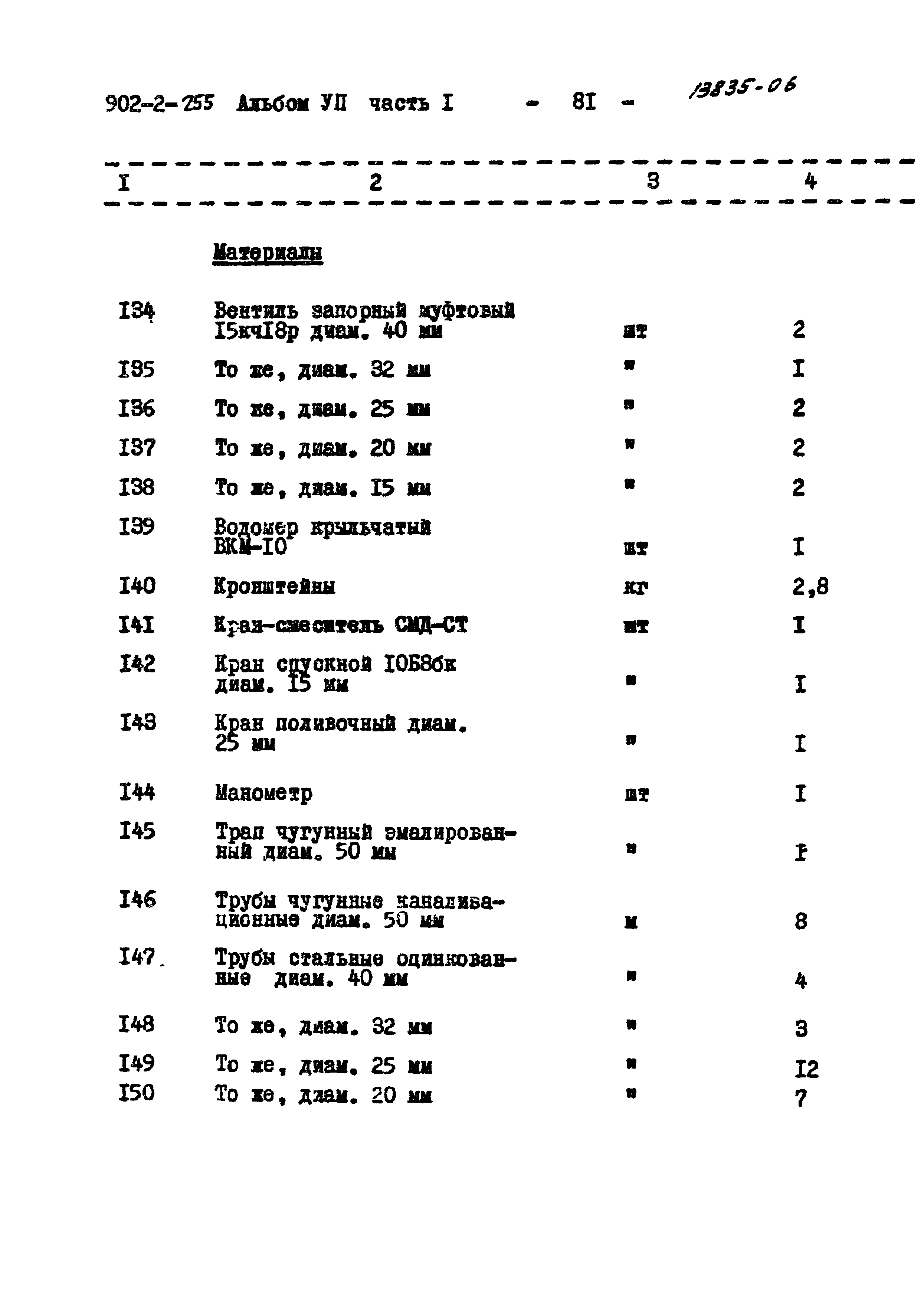 Типовой проект 902-2-255
