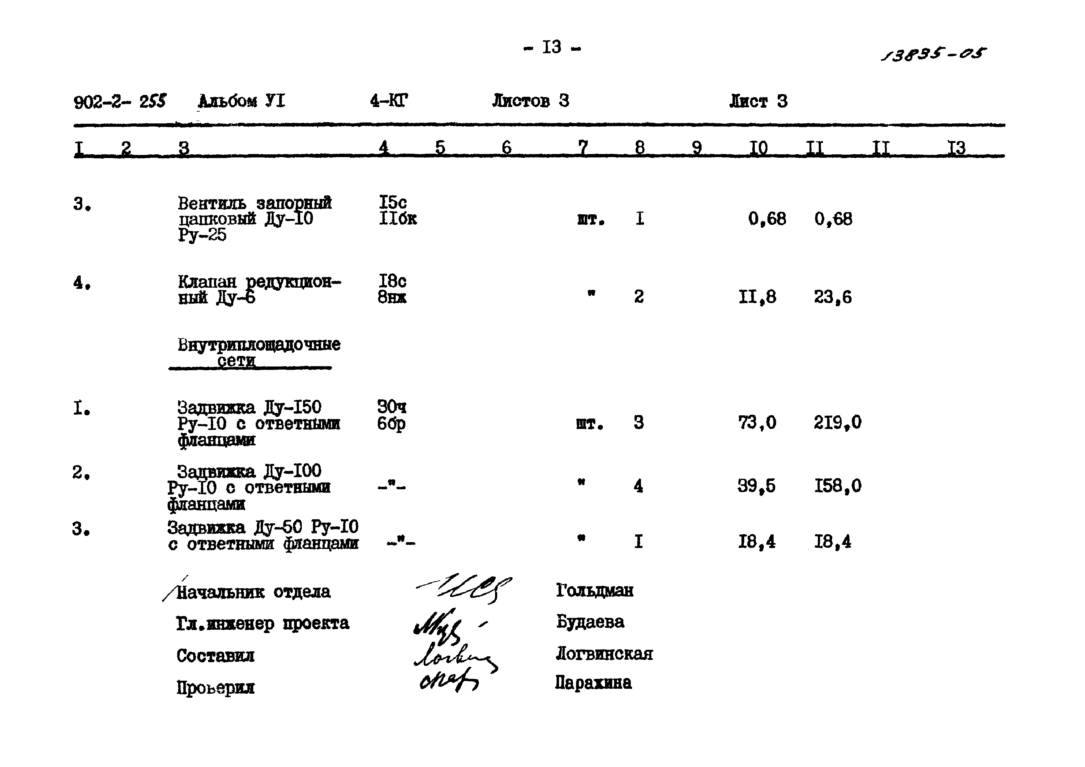 Типовой проект 902-2-255