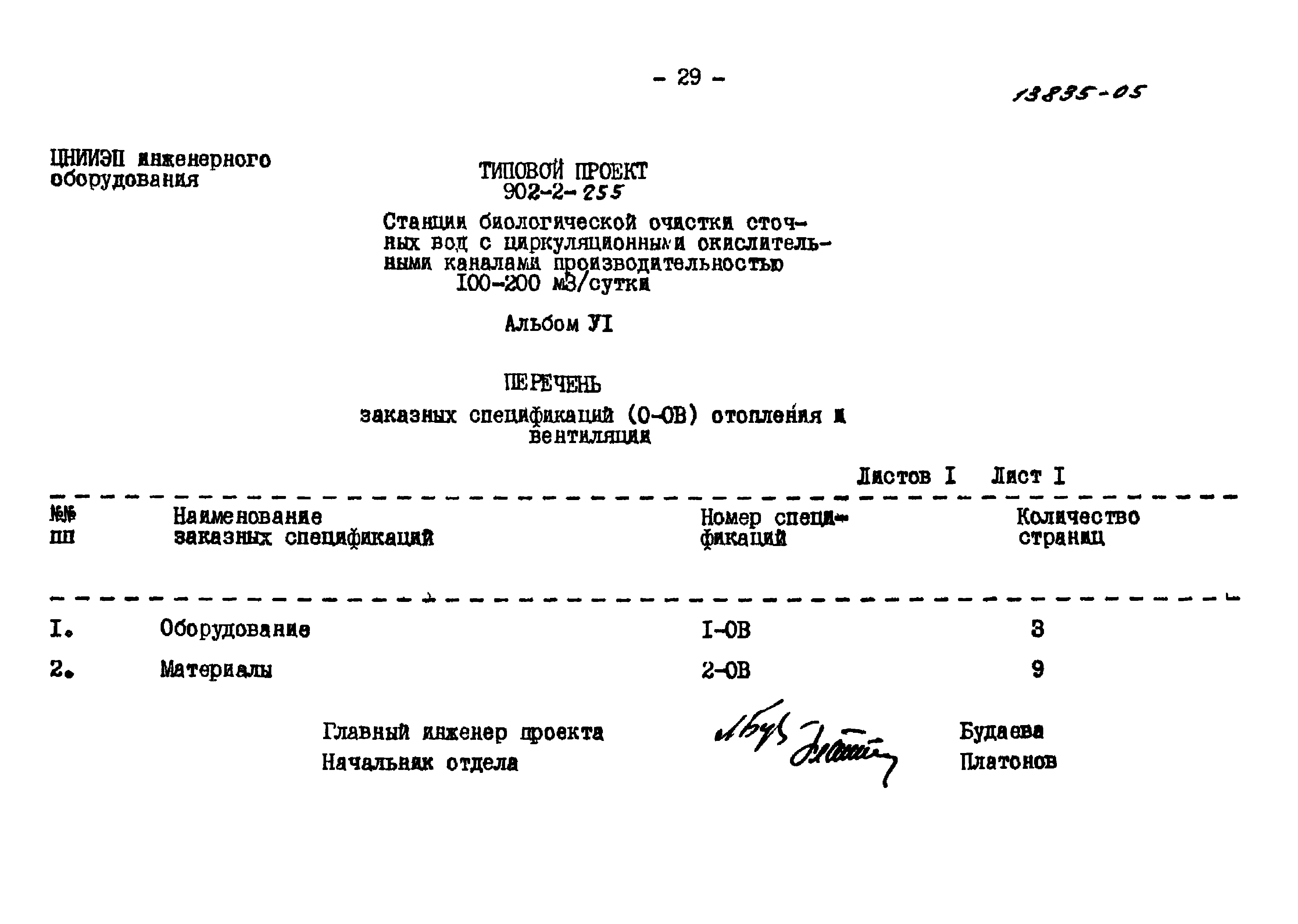 Типовой проект 902-2-255