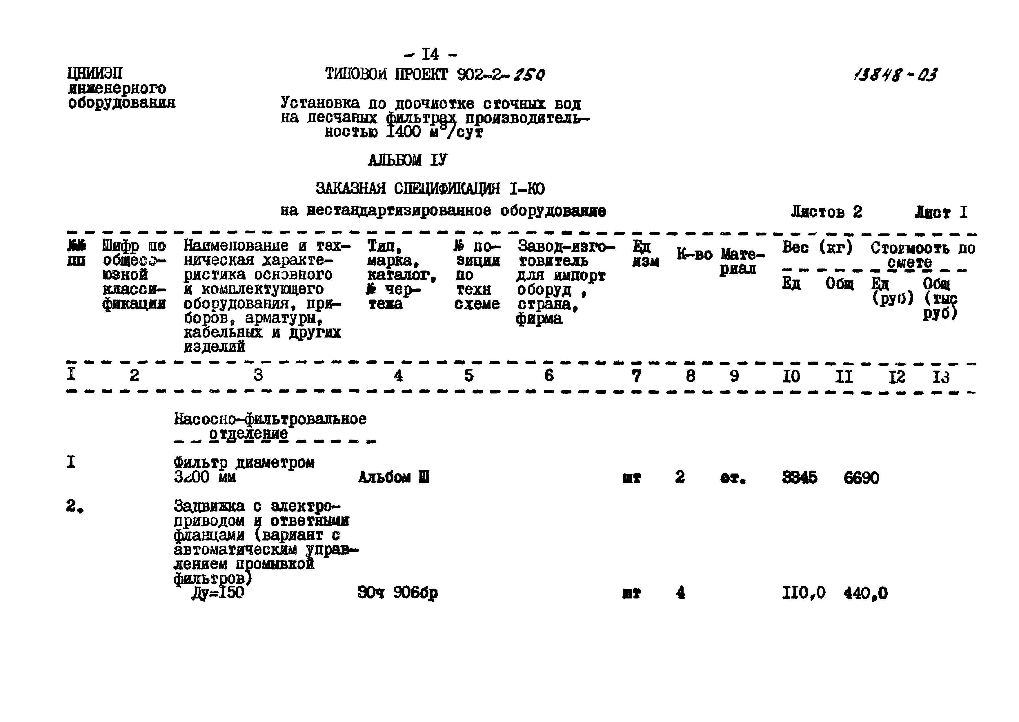 Типовой проект 902-2-250