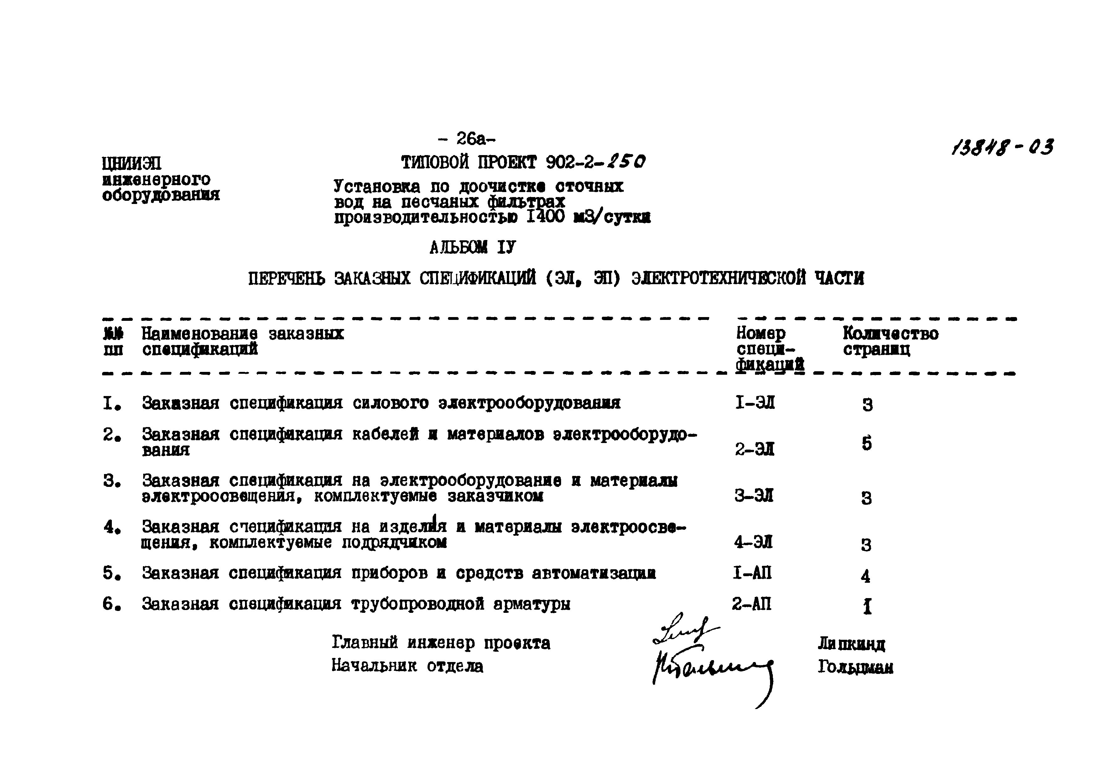 Типовой проект 902-2-250