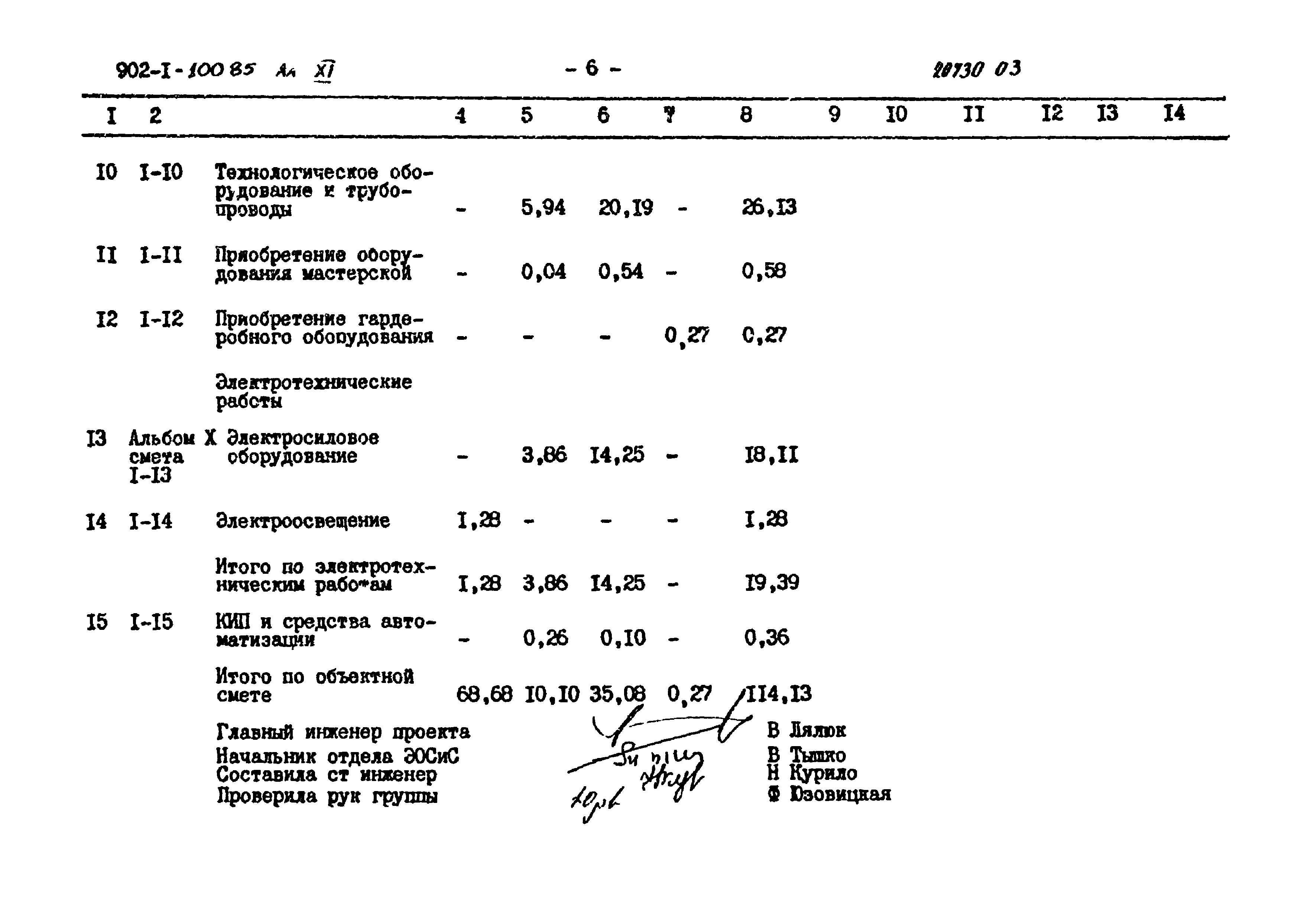 Типовой проект 902-1-101.85