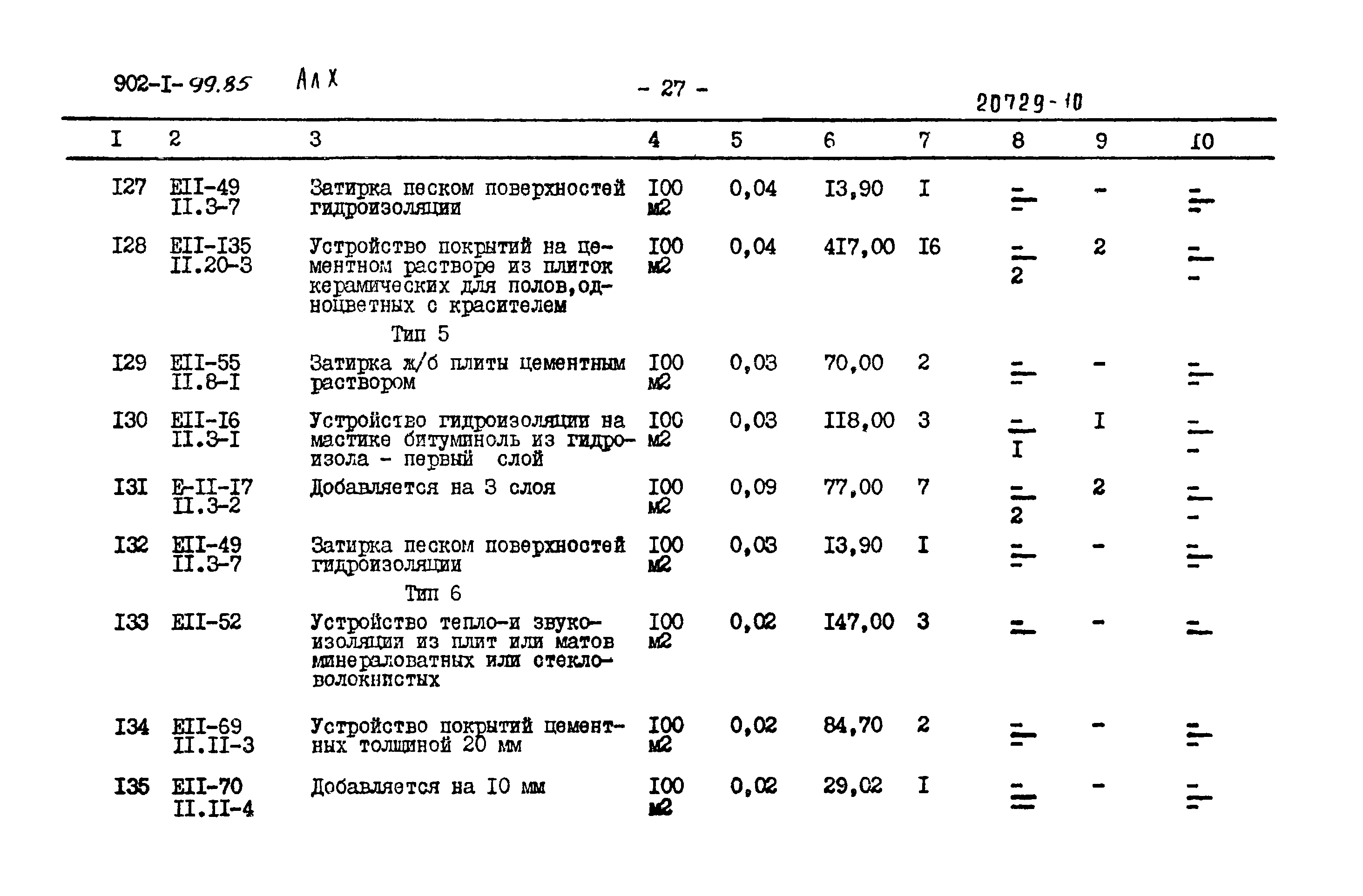 Типовой проект 902-1-100.85