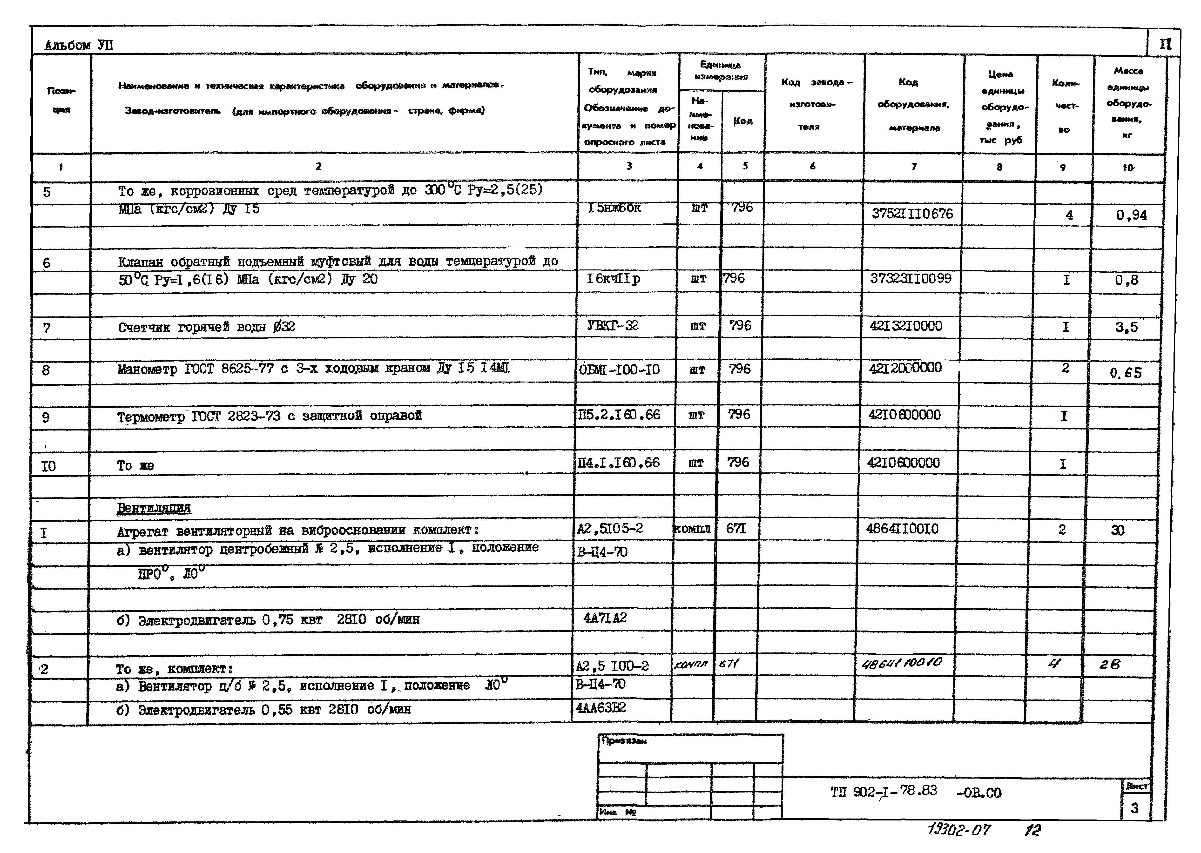 Типовой проект 902-1-78.83
