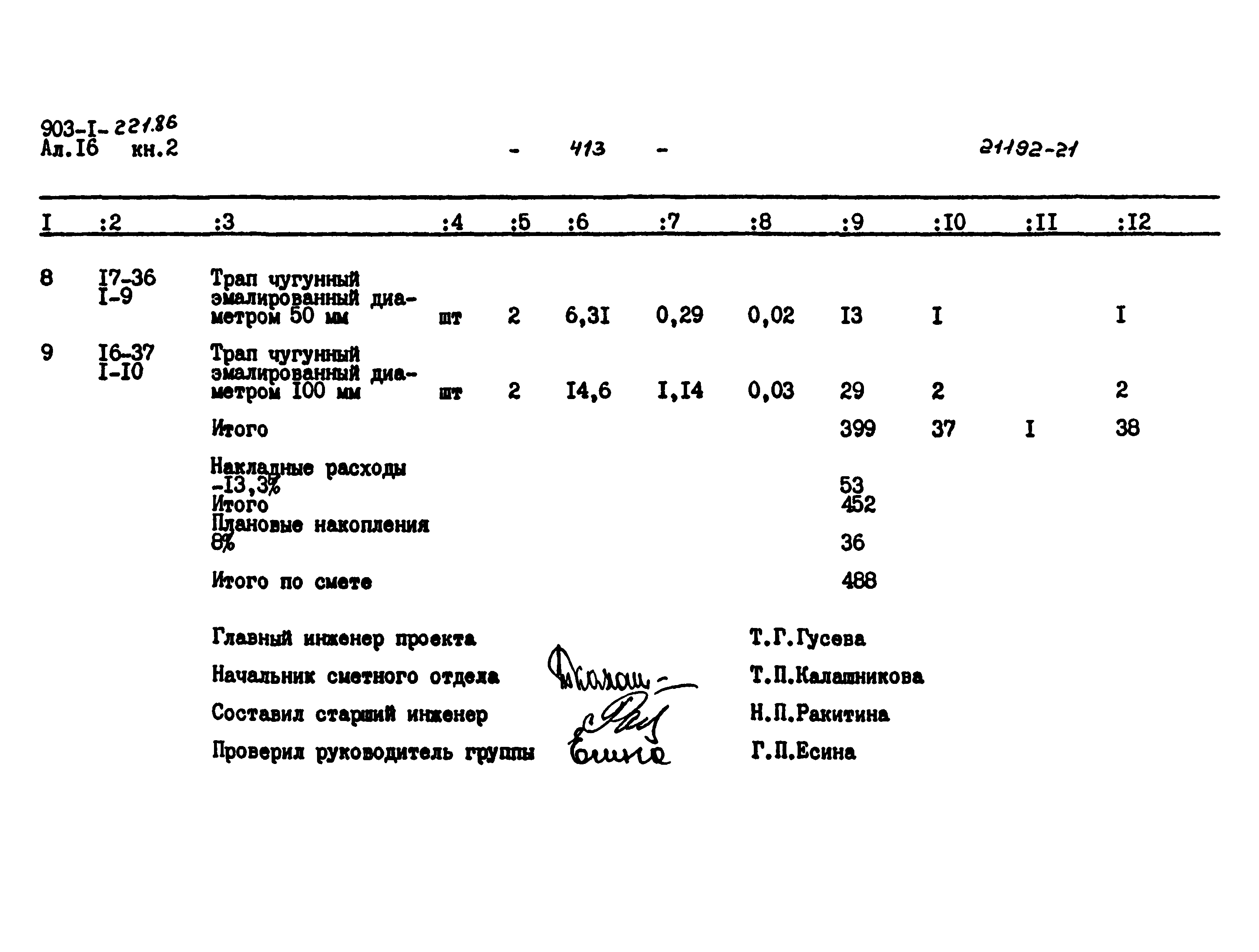 Типовой проект 903-1-221.86