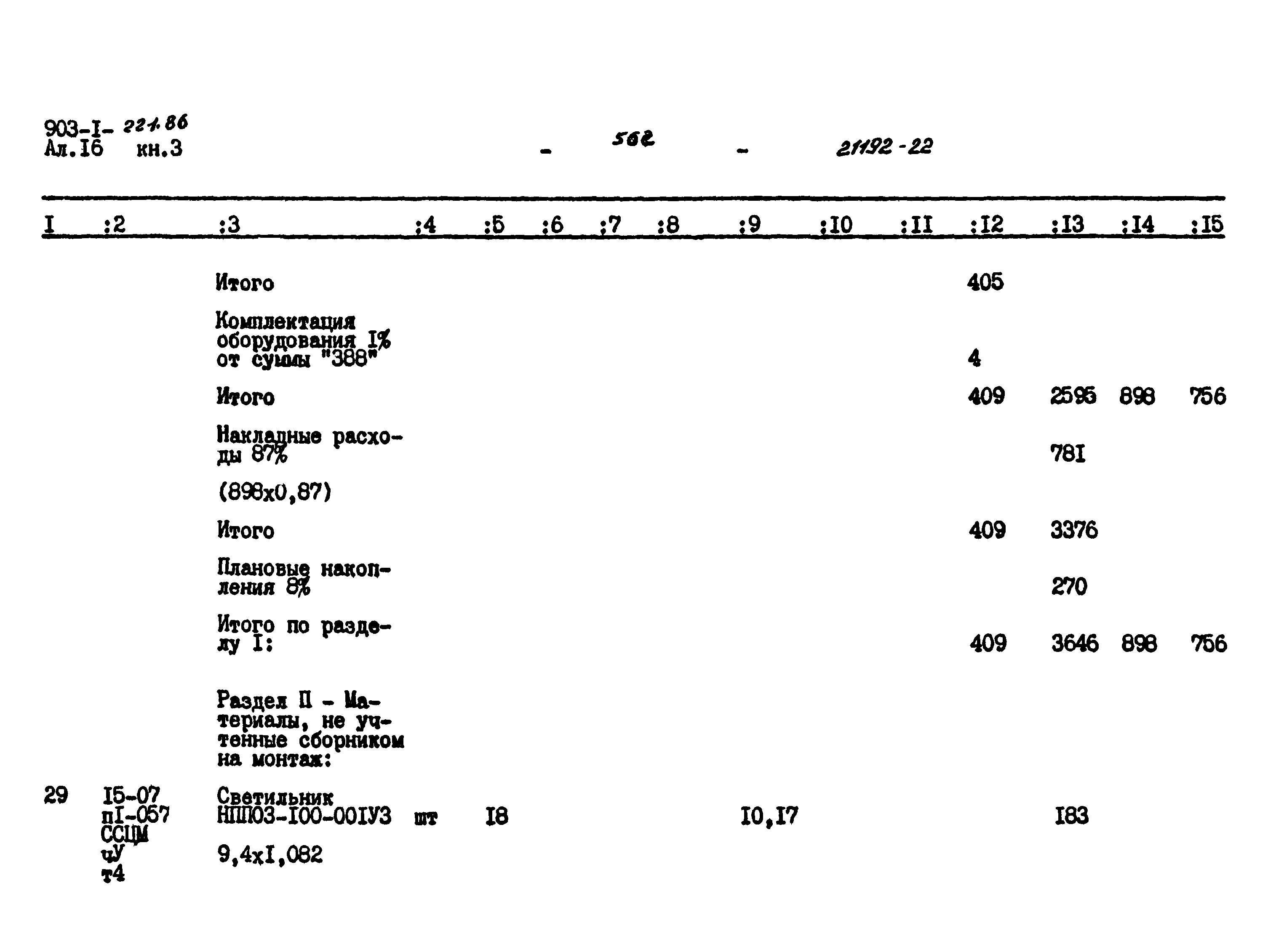 Типовой проект 903-1-221.86