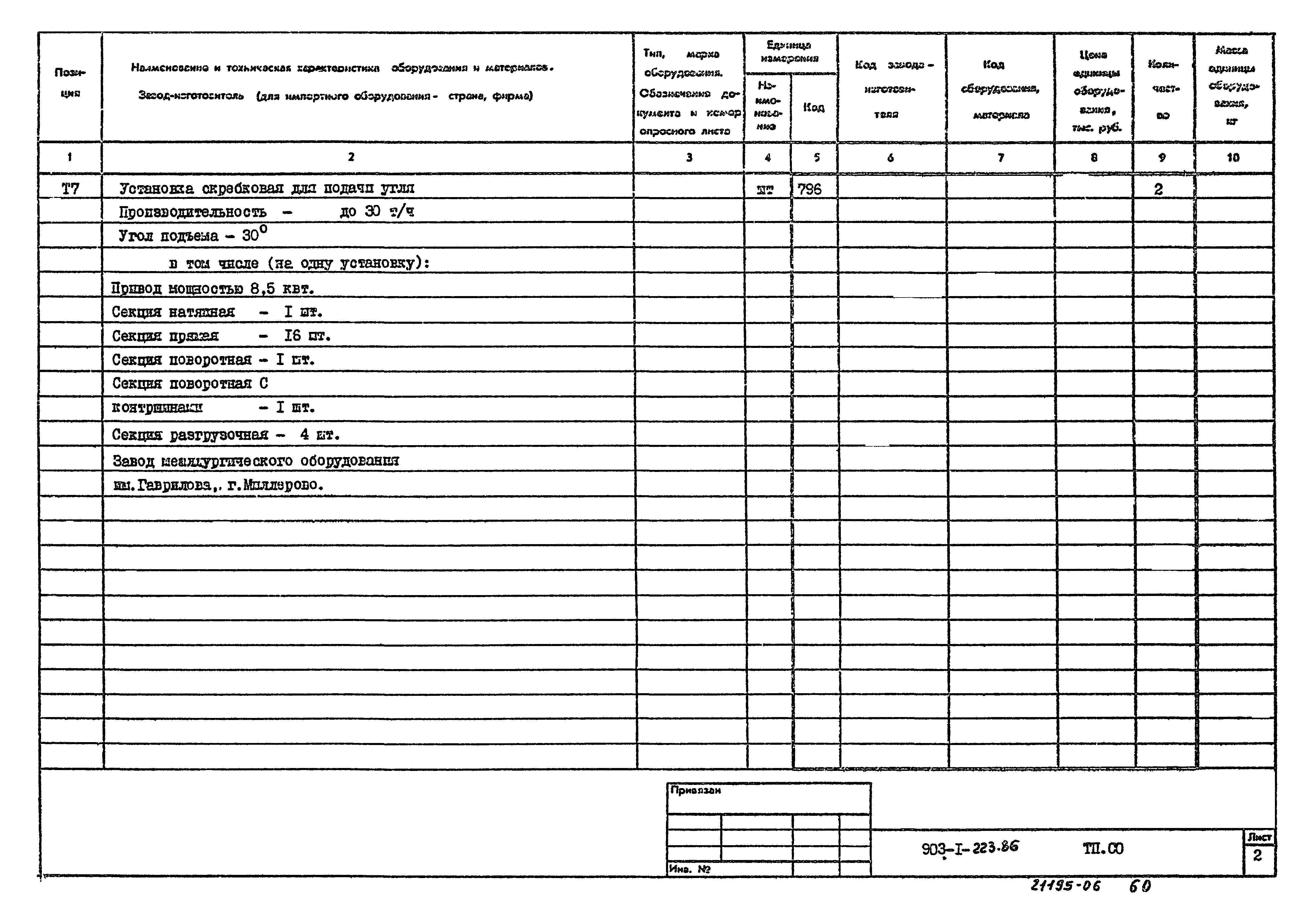 Типовой проект 903-1-223.86