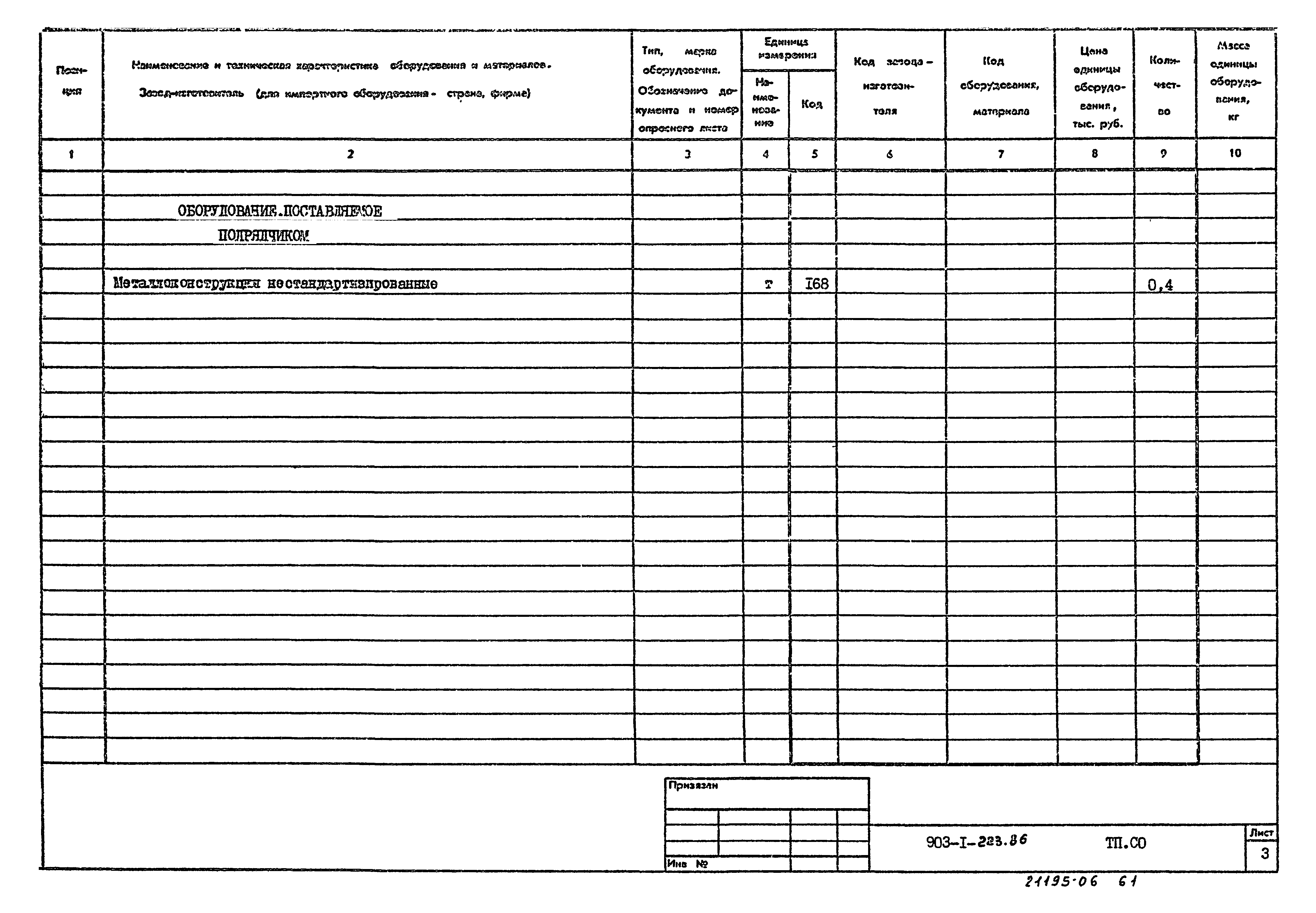 Типовой проект 903-1-223.86