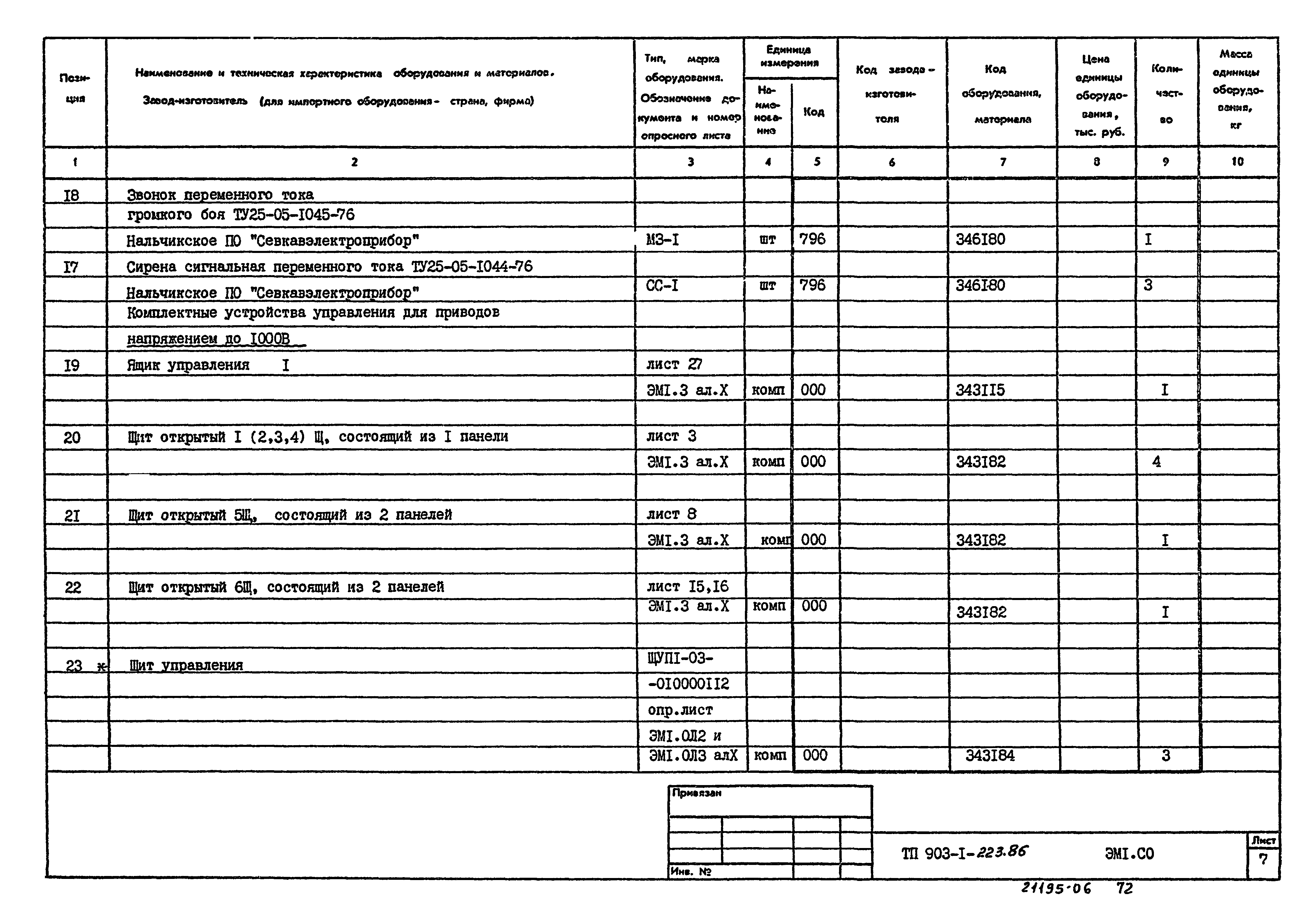 Типовой проект 903-1-223.86