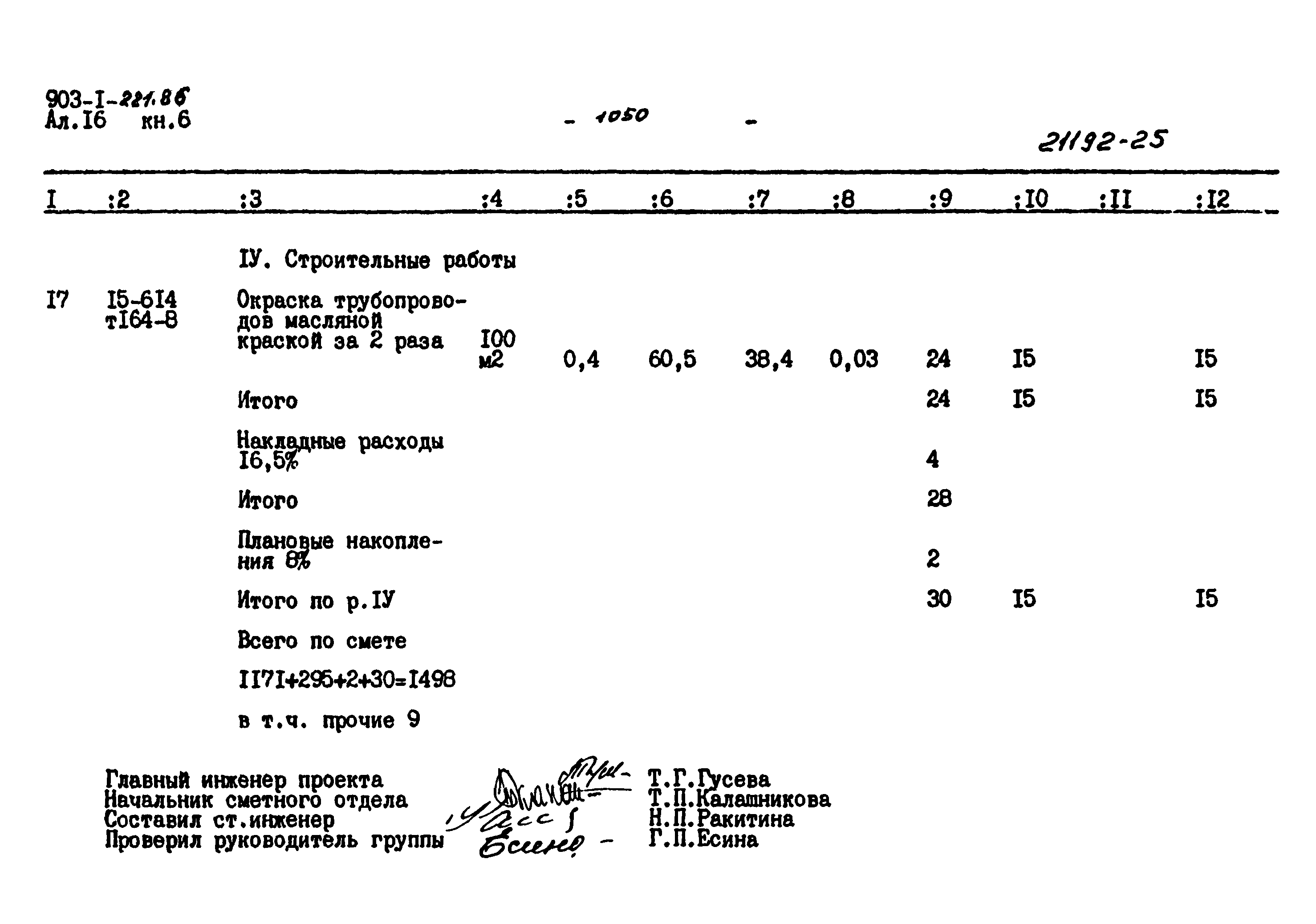 Типовой проект 903-1-221.86