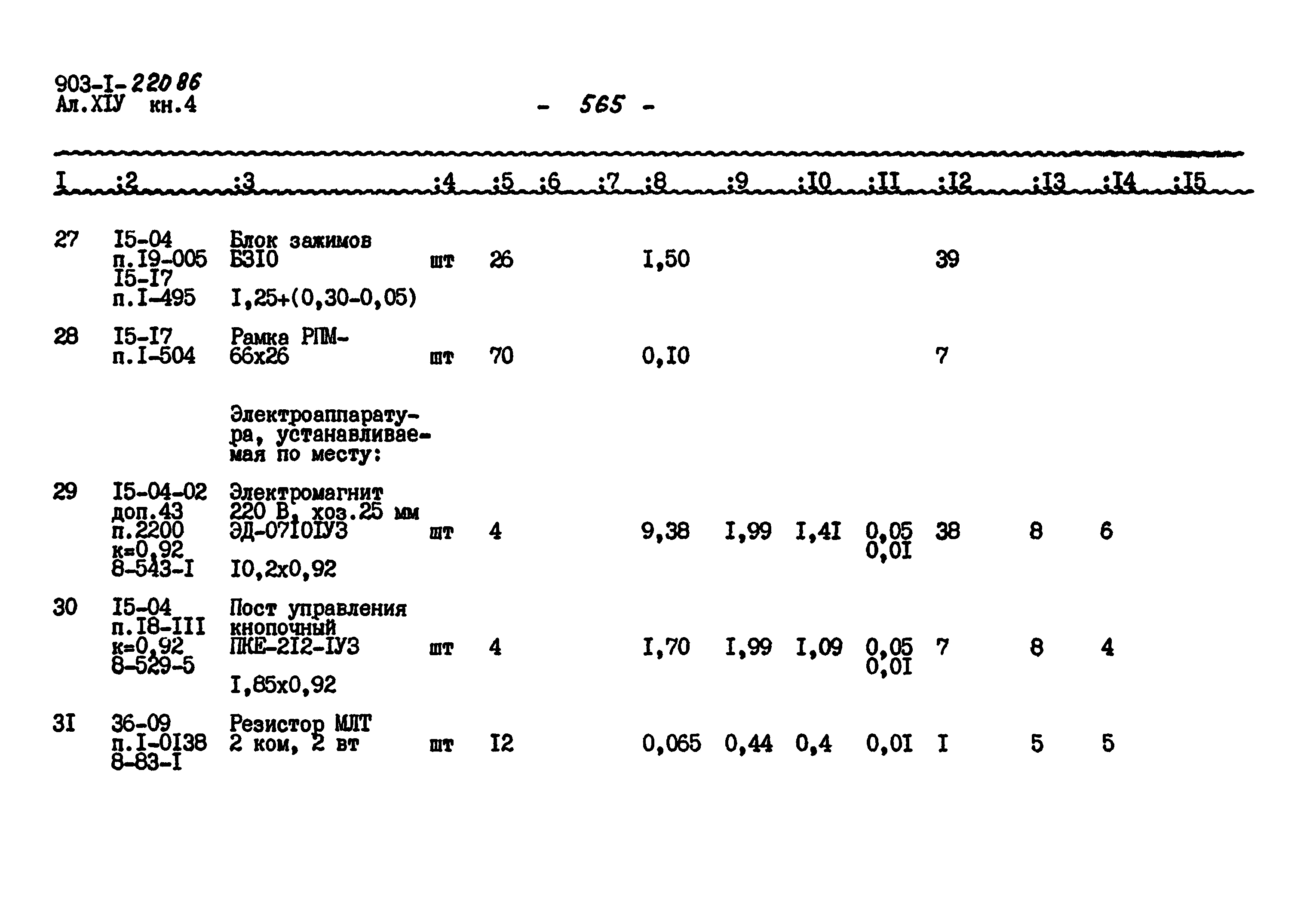 Типовой проект 903-1-220.86